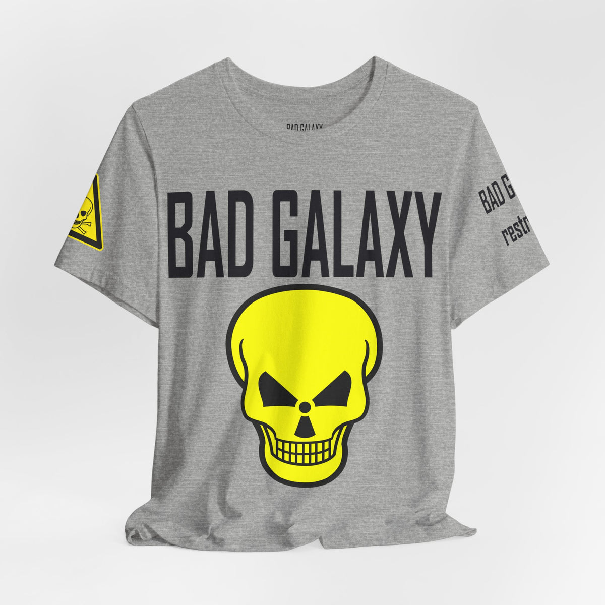 Skull Rock Graphic Unisex Cotton Bella+Canvas Tee with Art Design b42