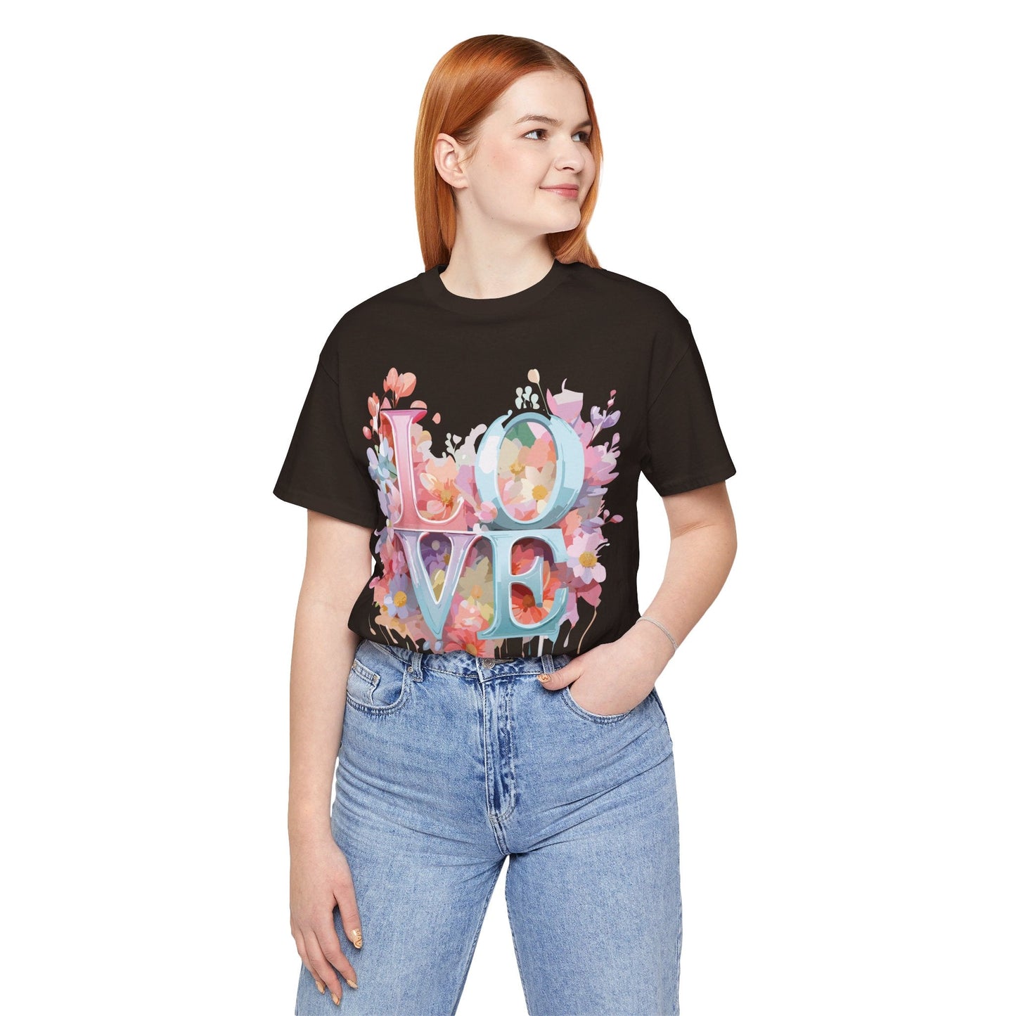 Valentine Graphic Tee Unisex Jersey Short Sleeve With Vintage Artwork By Adelpha