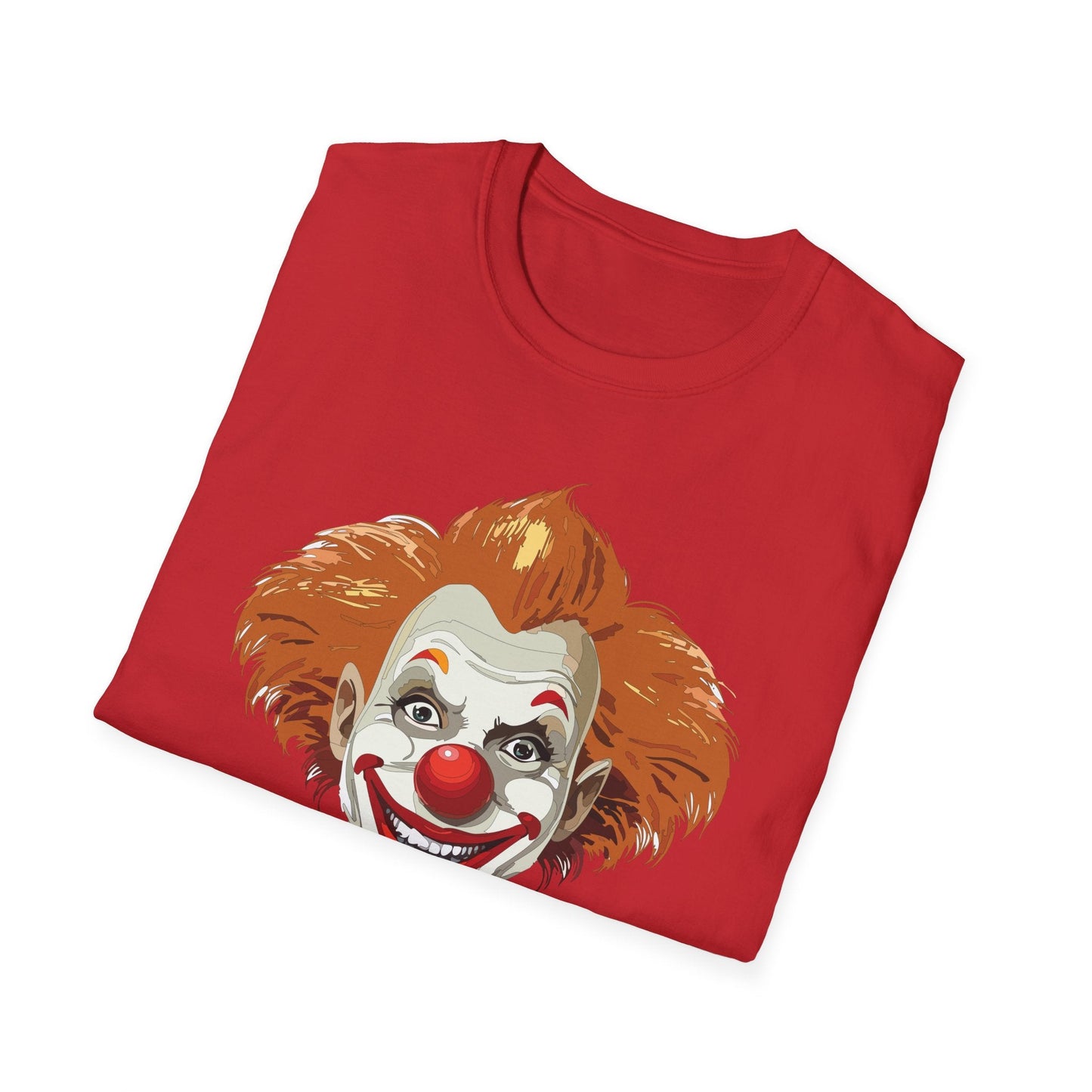 Clown Shirt Unisex Funny Man Circus Tee Softstyle Gildan 64000 Short Sleeve Shirt Premium