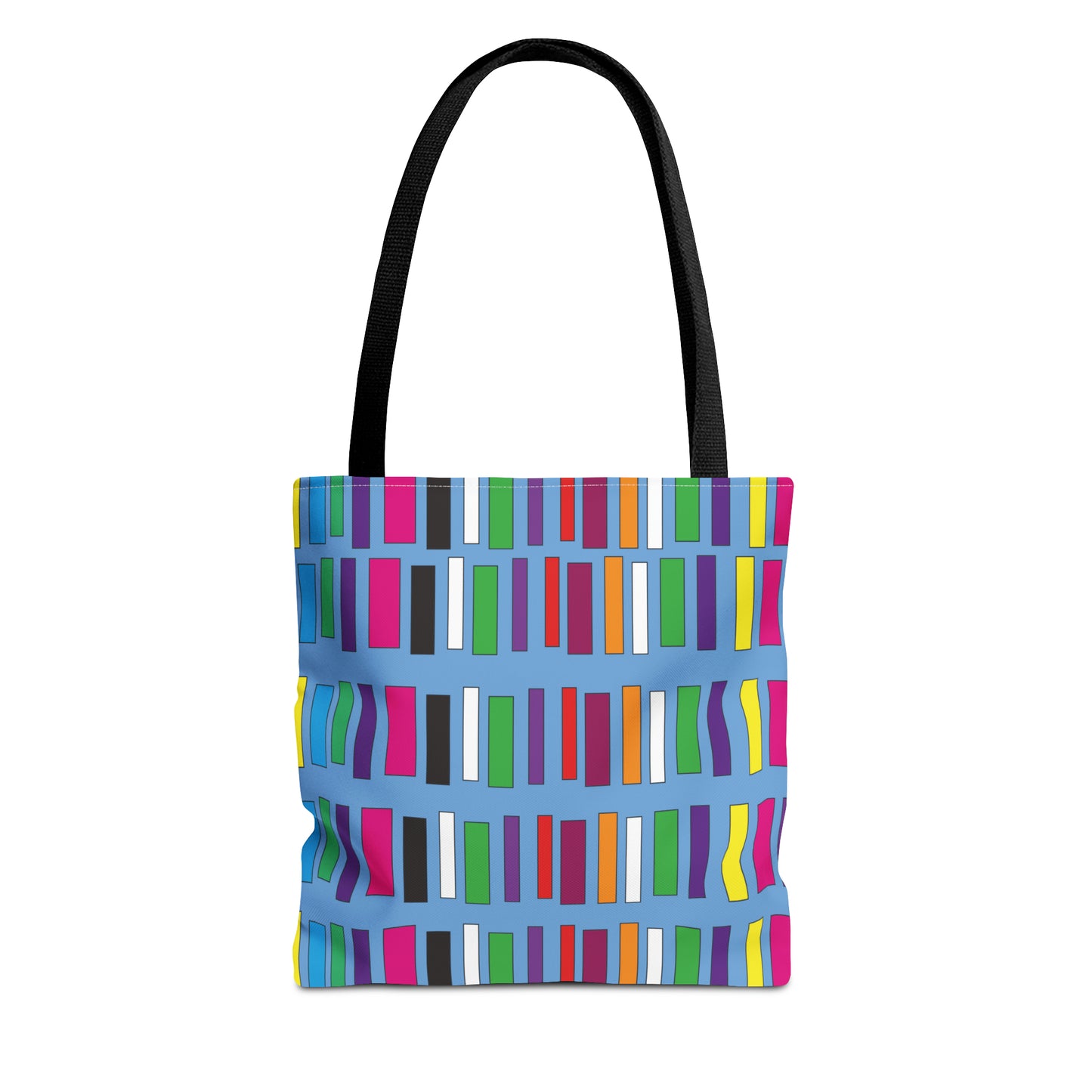 Canvas Bag with Abstract Prints