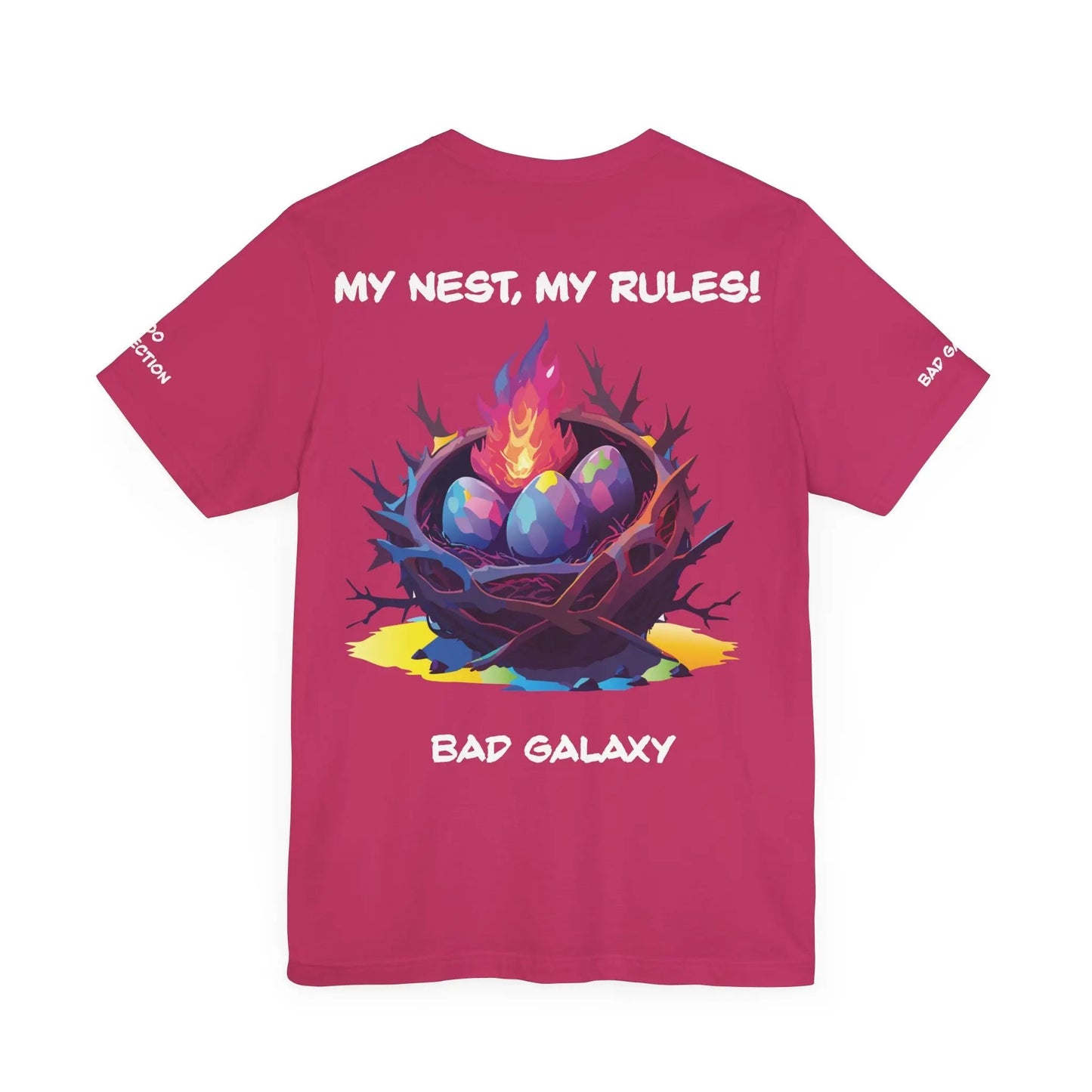 Animal T Shirt Bad Galaxy Made To Order 100 Percent Cotton Eco Friendly Non Toxic Inks USA