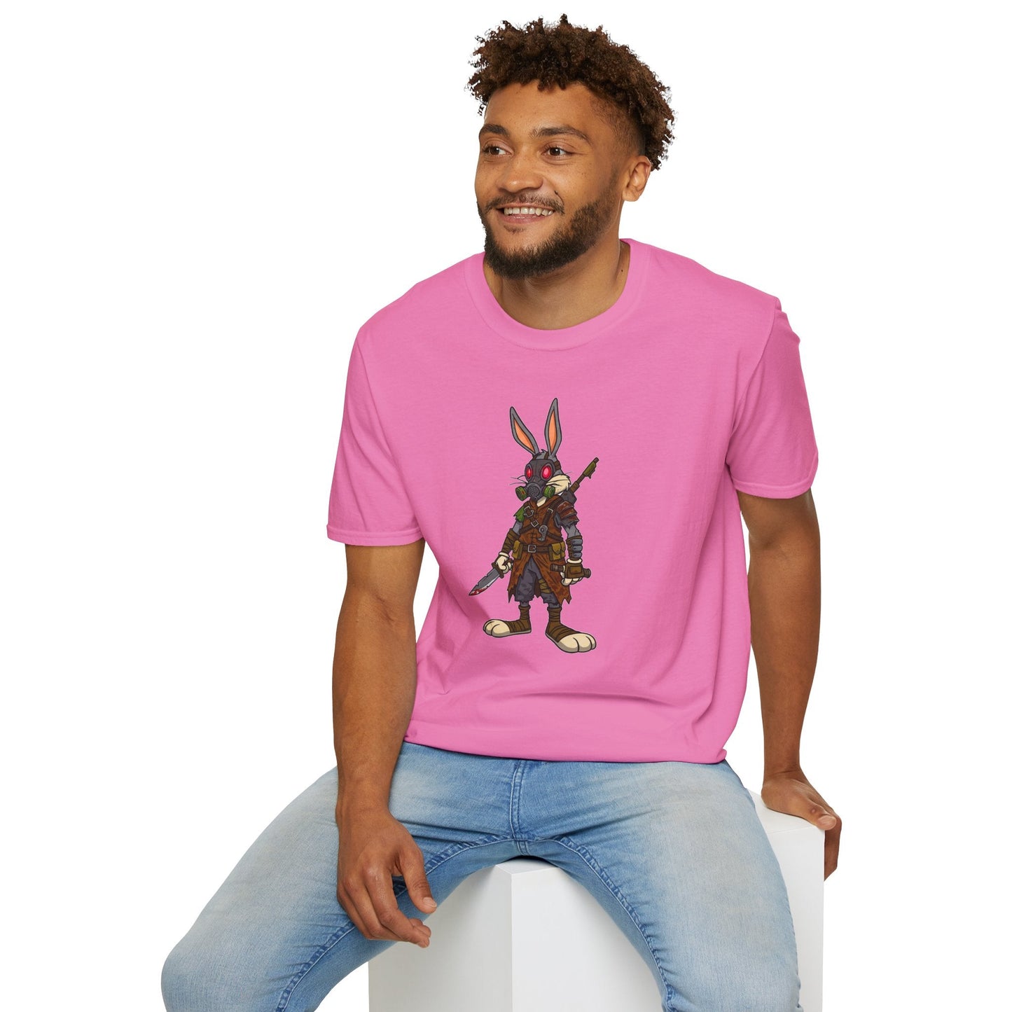 Bugs Bunny T Shirt Unisex Cartoon Tee 100 Percent Cotton Softstyle 64000 With Classic Animation Art