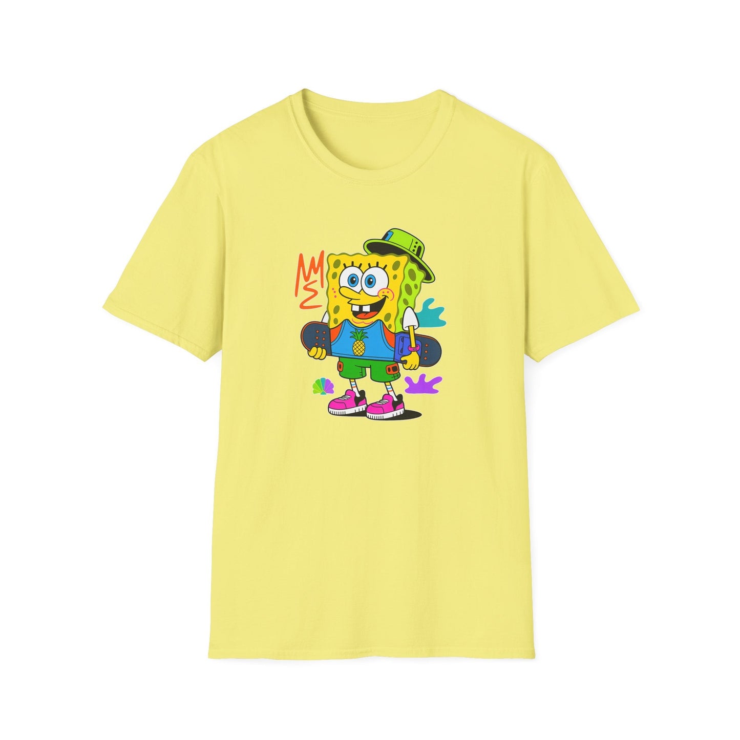 Unisex Cartoon T Shirt With Animals Animation Tee Softstyle Gildan 64000 Cotton Fabric