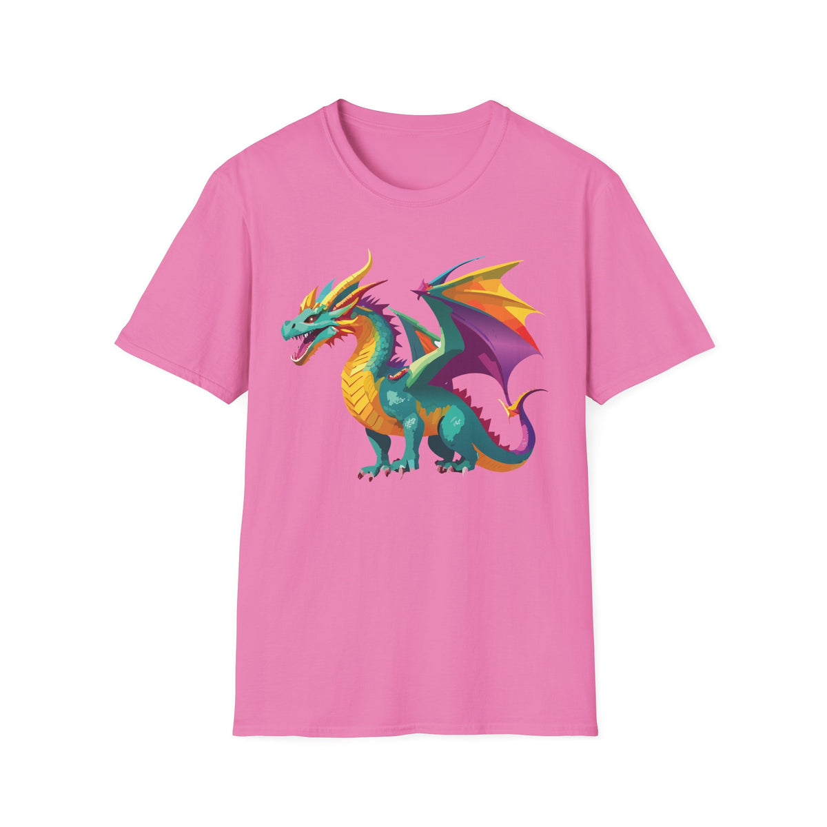 Dragon Graphic Tee Gildan Unisex 100 Cotton Tee Shirt with Animals m15