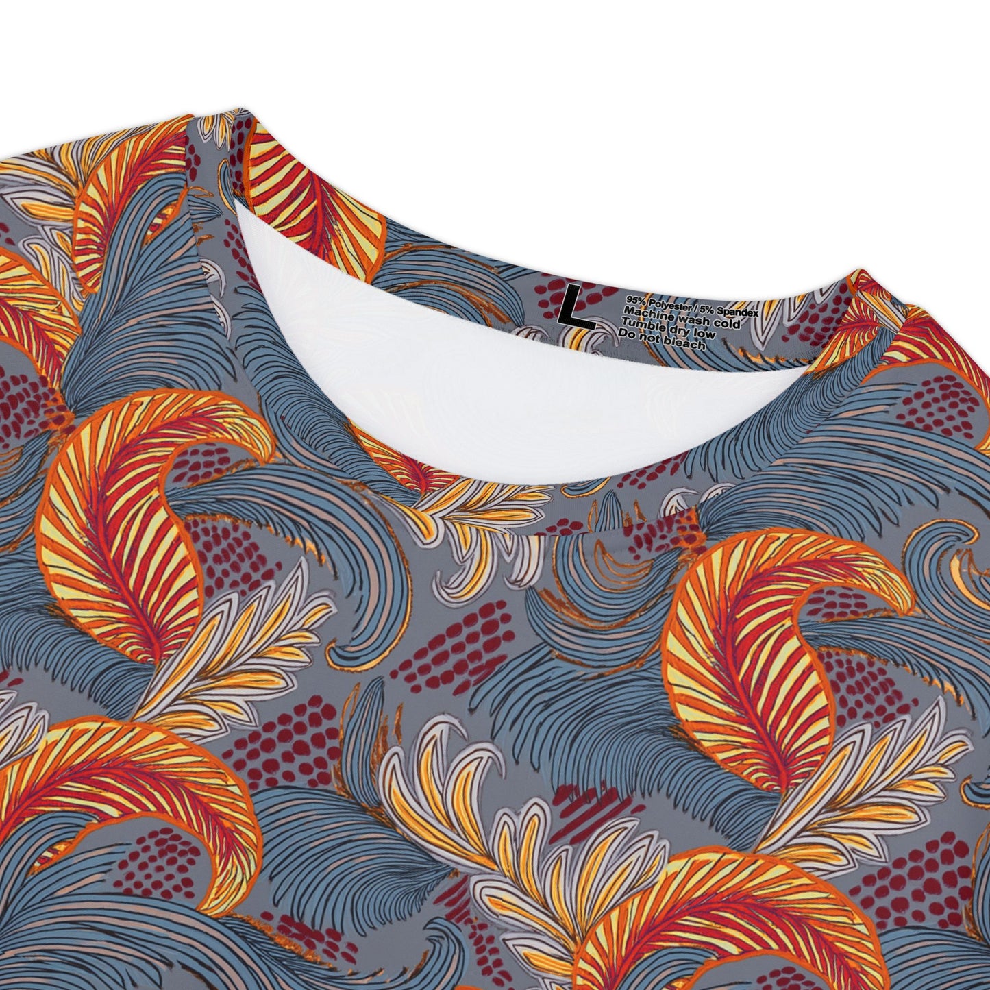 Women Poly Span T-Shirt with Floral Print