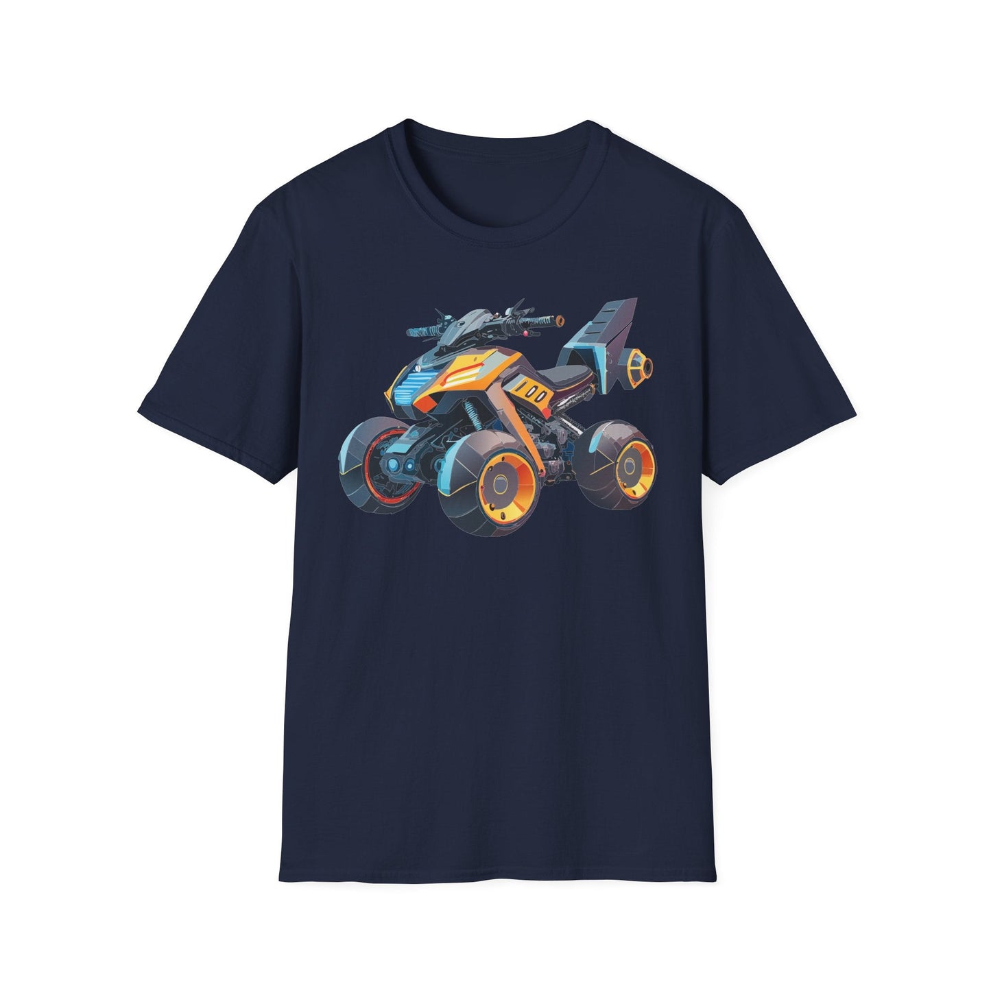 Unisex Bike T Shirt Moto Shirt With Motorcycle Design MTB Tee For Riders One Hundred Percent Cotton