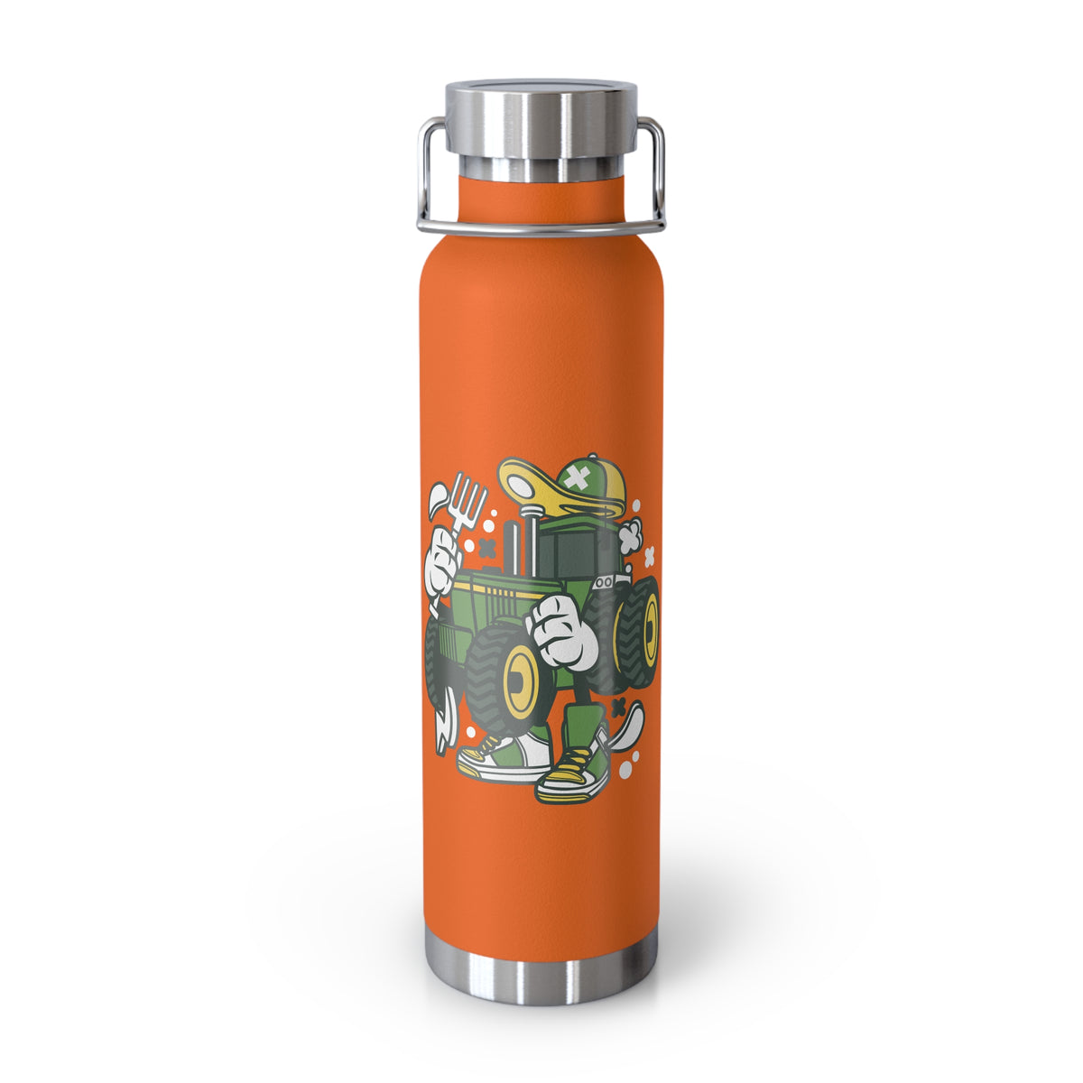22oz Copper Insulated Water Bottle with Cartoon Design - CV40