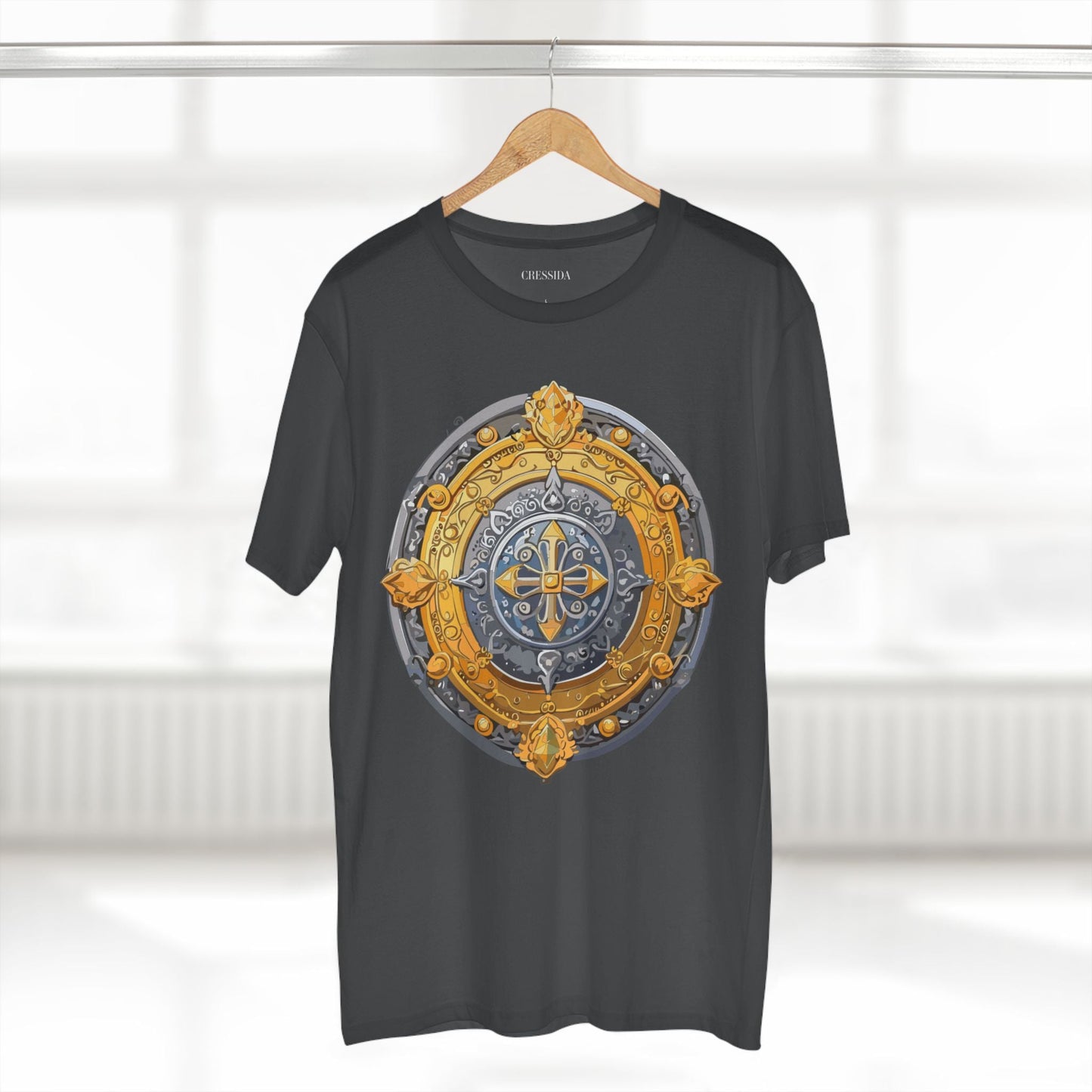 Antique Gold Coin Graphic Design T-Shirt Unisex 100 Cotton With Golden Print Artwork Tee 8