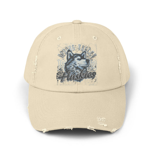 Unisex Vintage Sports Logo Cap, Cap with Sports Logo, Cap with Band Logo