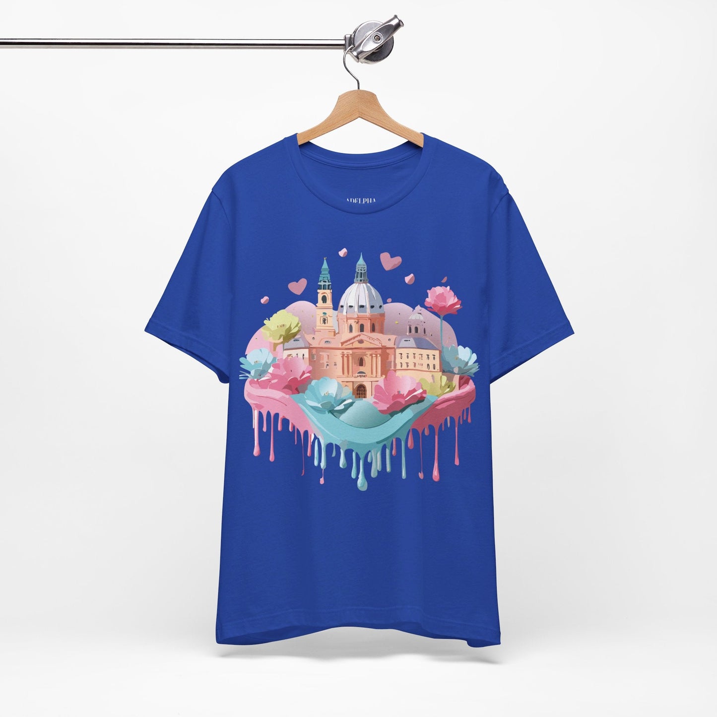 Prague Tourist Graphic Tee By Adelpha Unisex Vintage Inspired Art Shirt Original Artwork