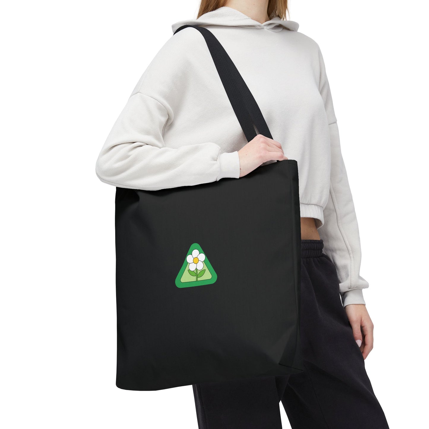 ECO BLACK COLOR CANVAS BAG HIGH-QUALITY 100% SPUN POLYESTER 3 SIZES BAG-E5