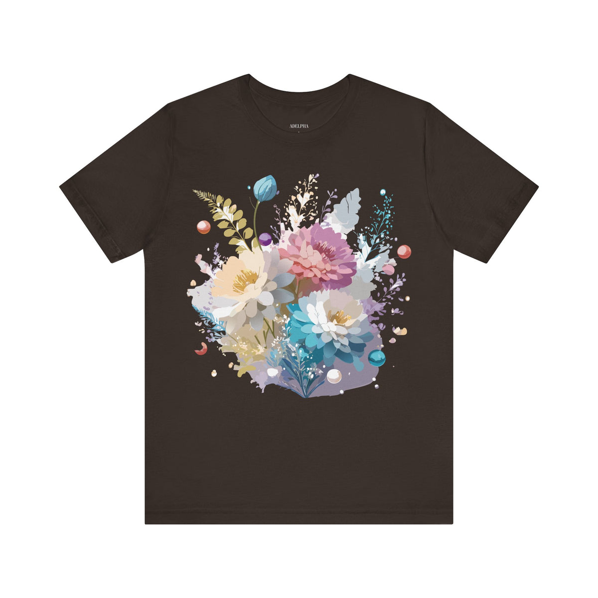 Floral Graphic Tee Shirt - Bella+Canvas Unisex 100 Cotton 7