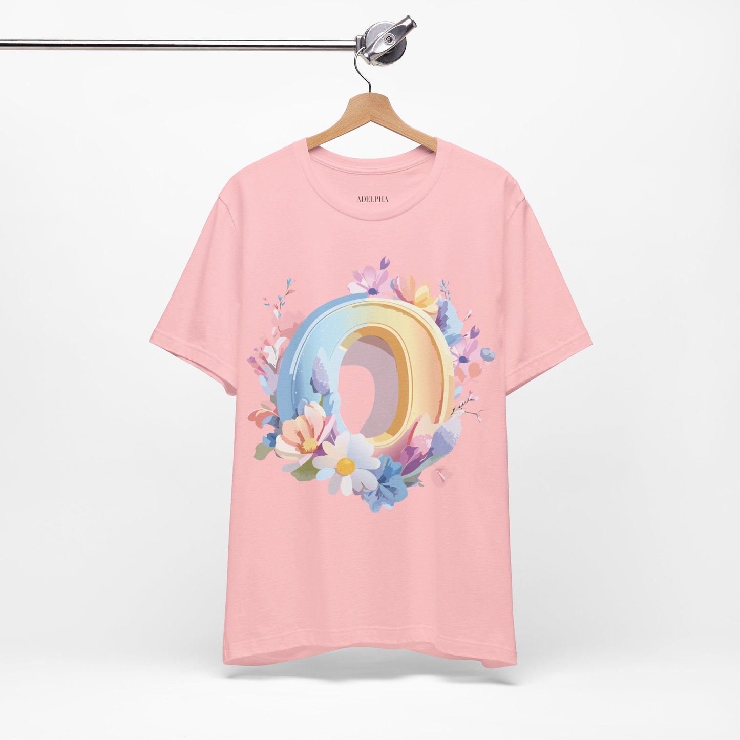 Adelpha Letter O Shirt Unisex Graphic Tee Vintage Inspired Art Design Jersey Short Sleeve