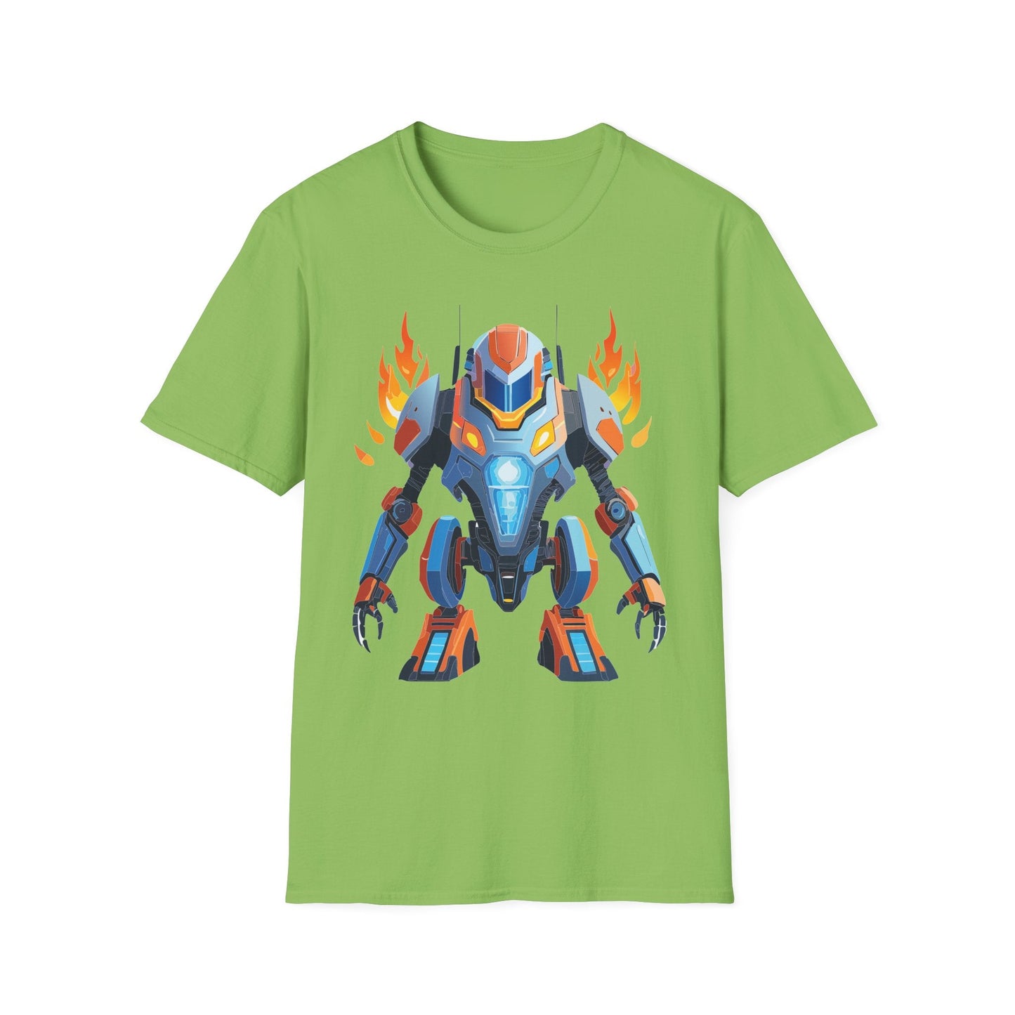 Cyborg Tee Unisex Robot Shirt Terminator Shirt Art Design Gildan Softstyle 64000 Cotton Tee