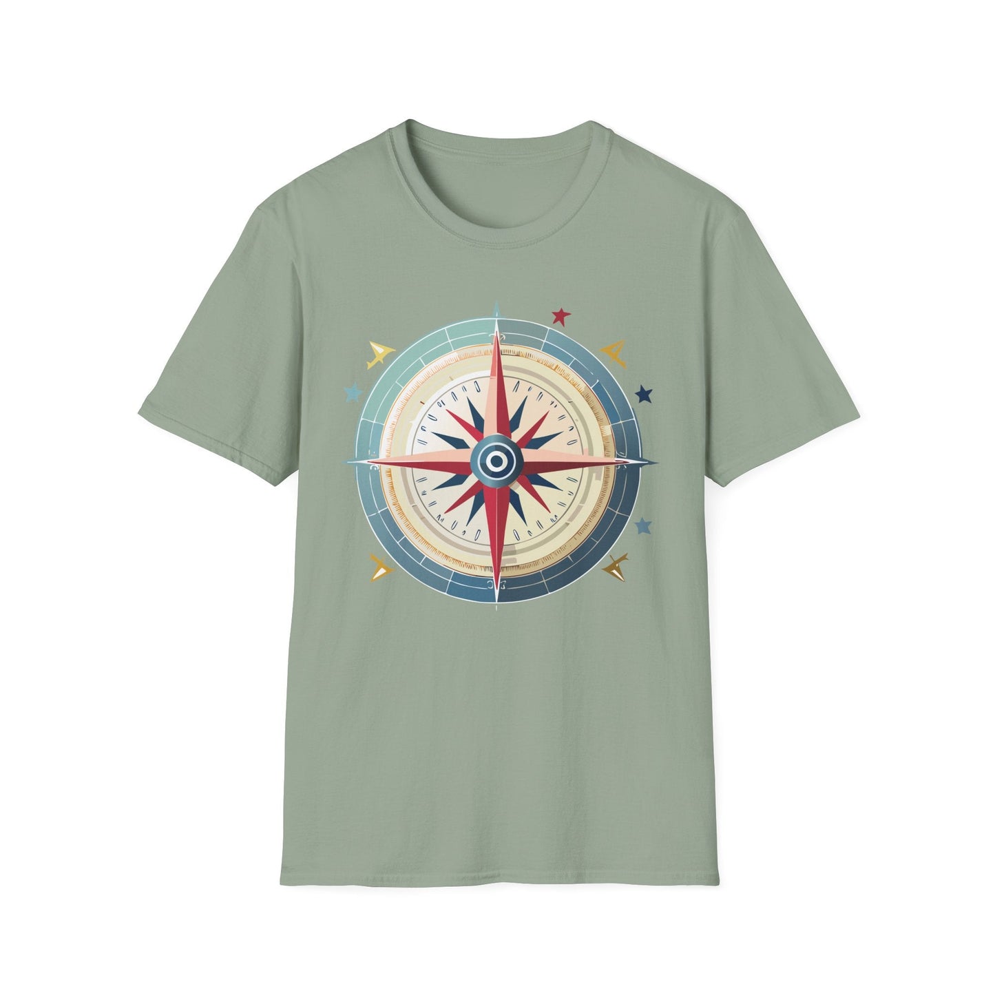 Compass Navigator Graphic Tee Unisex 100 Cotton 21