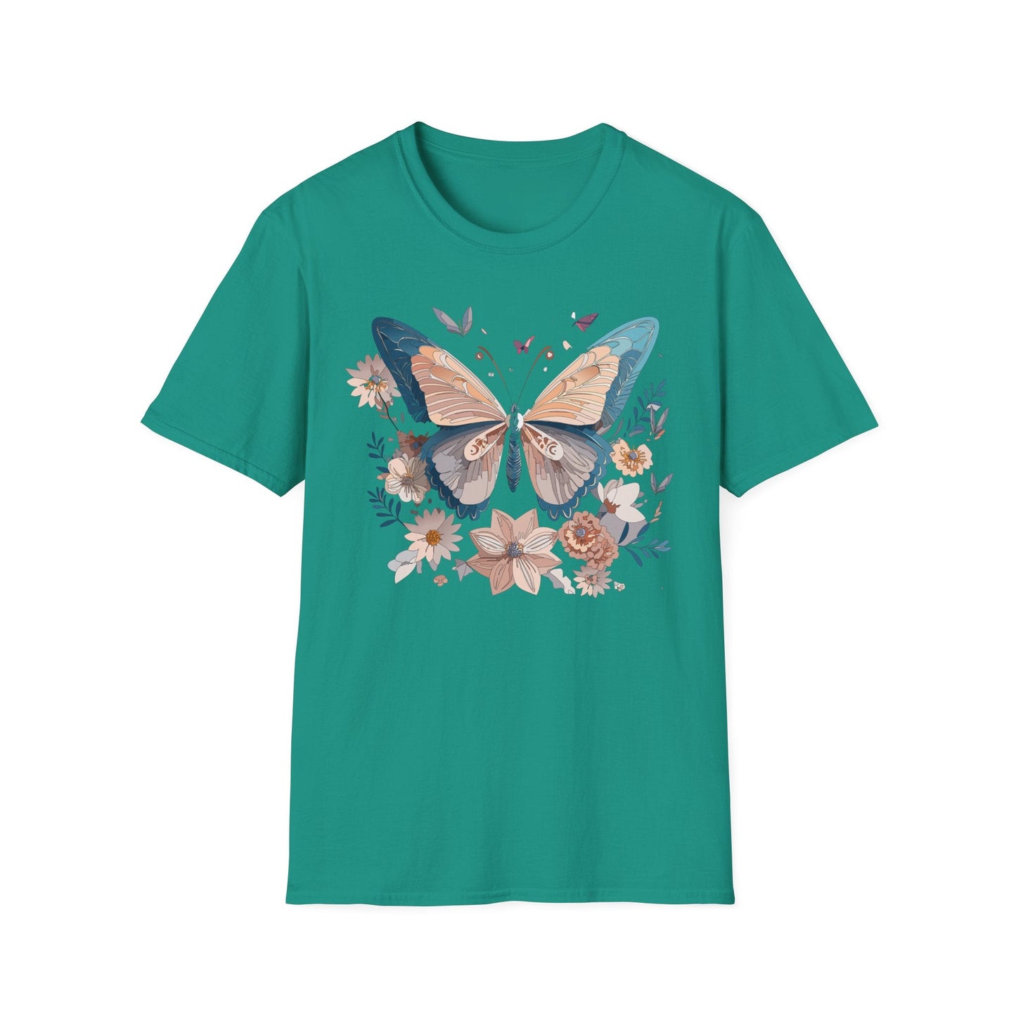 Monarch Butterfly T Shirt Unisex Softstyle Gildan 64000 Tee Lightweight Comfort Fit
