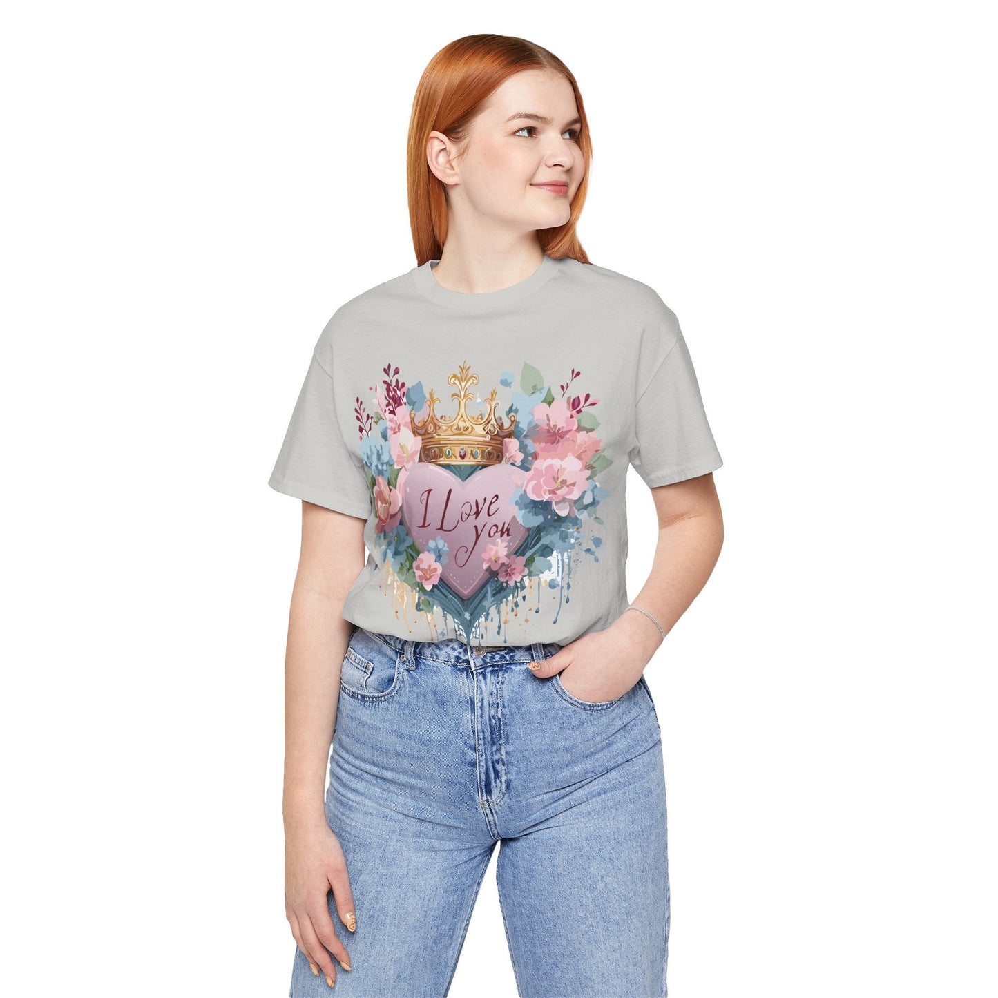 Valentine Graphic Tee Unisex Jersey Short Sleeve Vintage Inspired Art Design By Adelpha