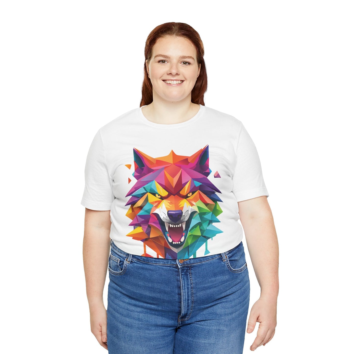 Unisex Animal Shirt With Art Design And Wild Animals Print Tee Short Sleeve Premium