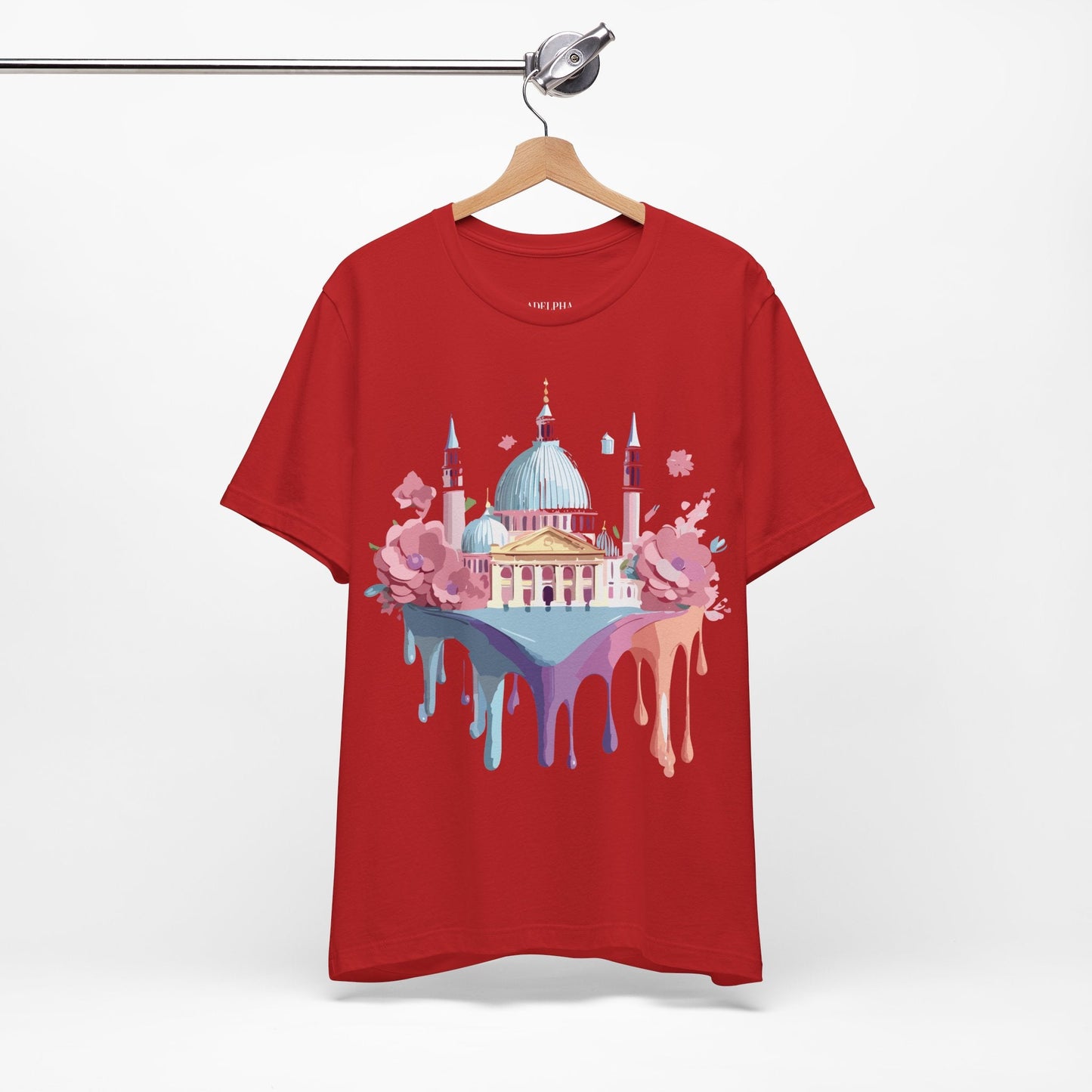 Venice Tourist Shirt Unisex Graphic Tee With Vintage Inspired Adelpha Artwork For Everyday Wear
