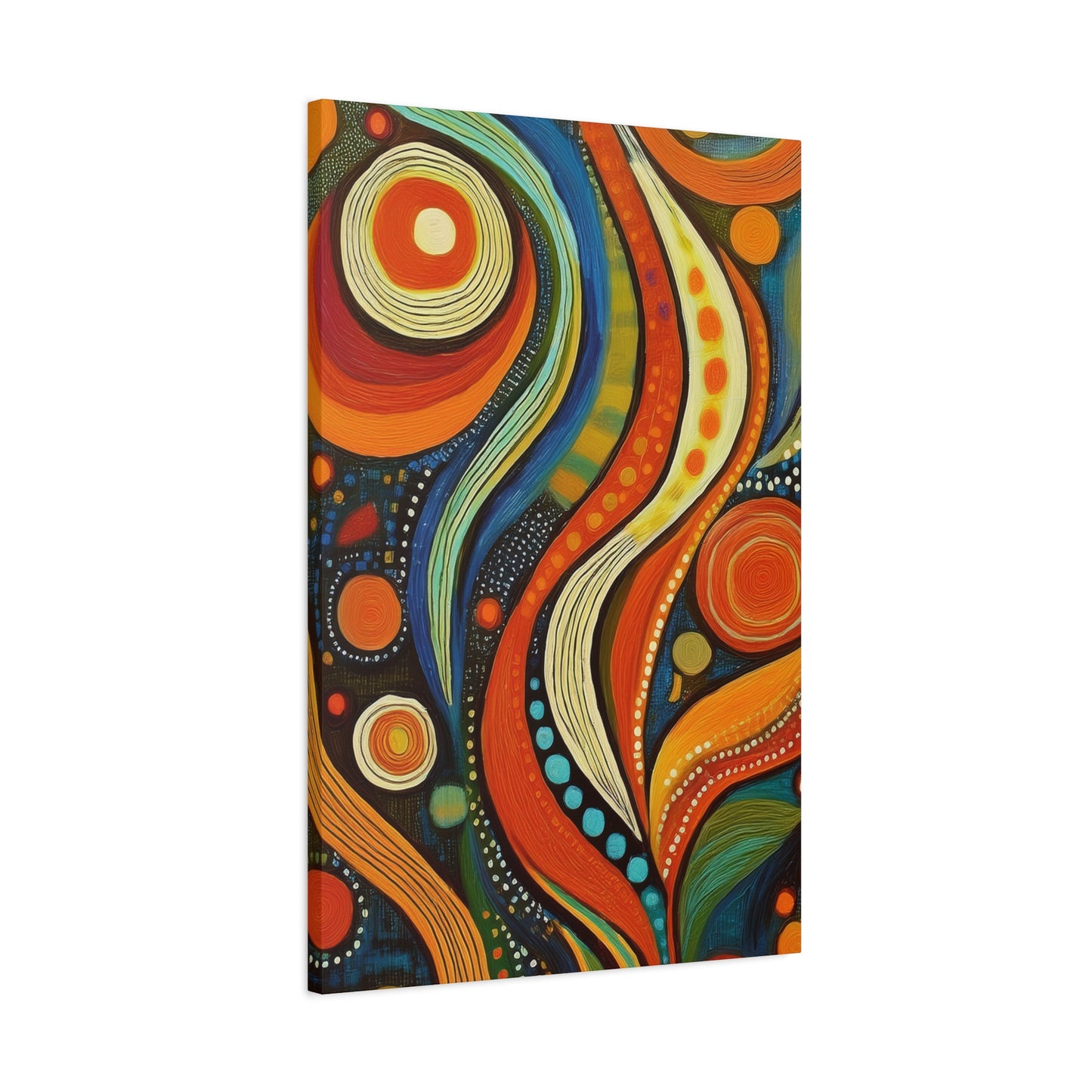 Abstract Oil Painting Print Canvas 20x24,20x30,24x30 24x32,24x36,30x40 32x48,36x48,40x60 Pine-Wood Inner Frame ABS-111