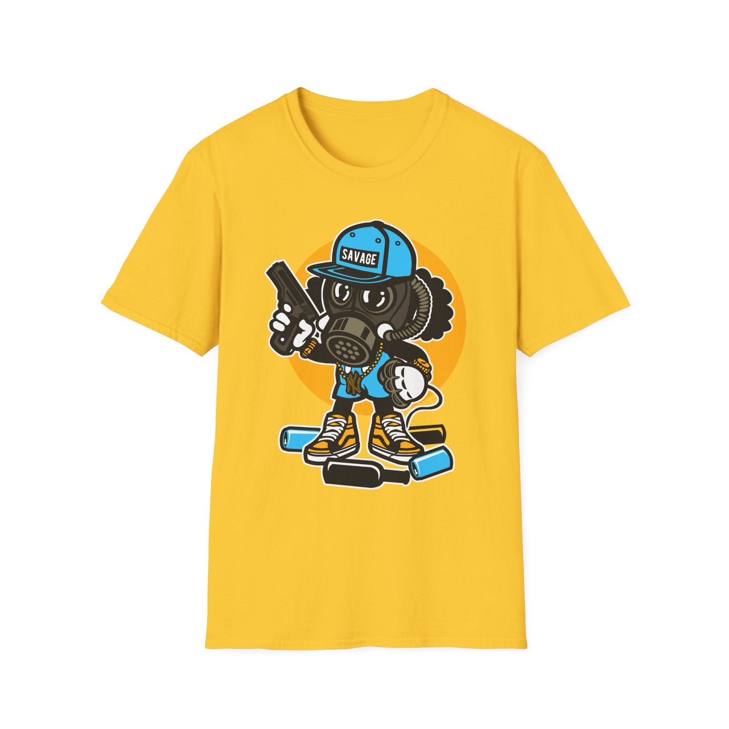 Cartoon T Shirt Animation T Shirt Funny Tee Shirt Unisex Gildan Softstyle Cotton Tee 64000