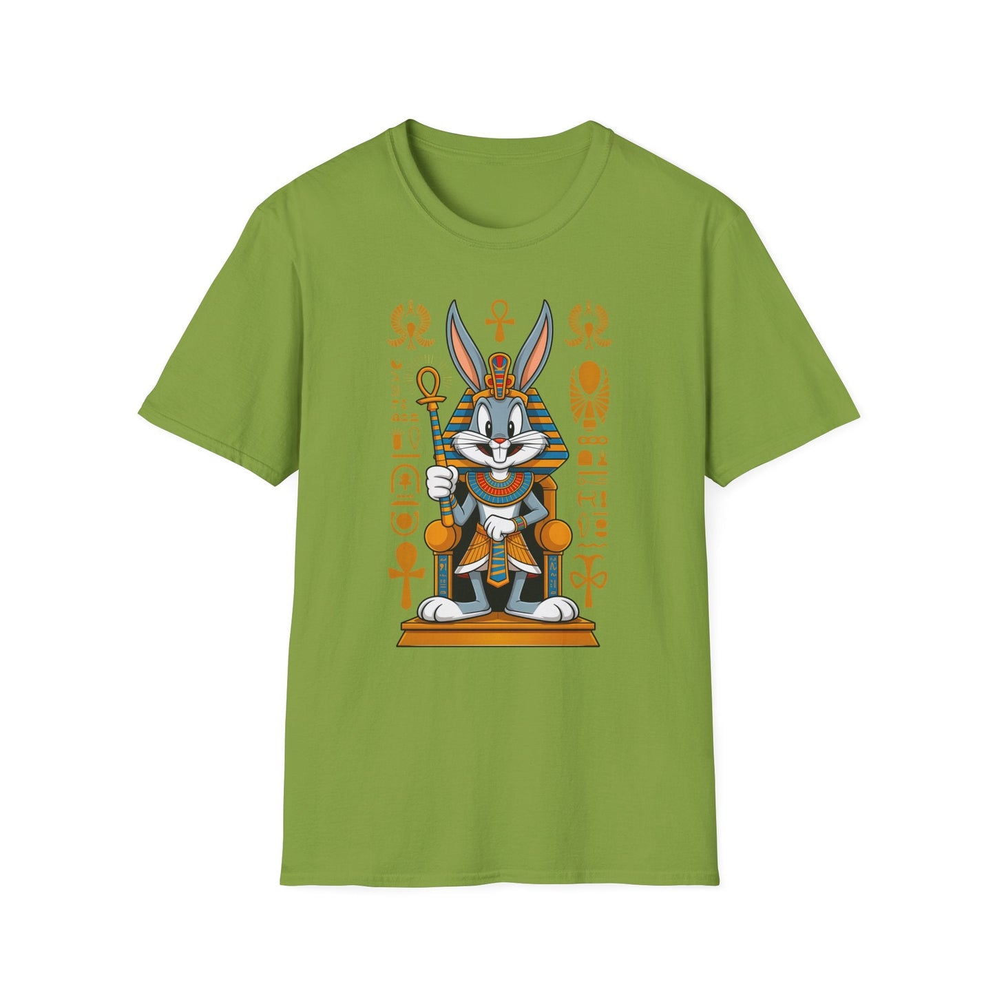 Bugs Bunny T Shirt Unisex Softstyle 64000 Cartoon Animation Tee Ring Spun Cotton