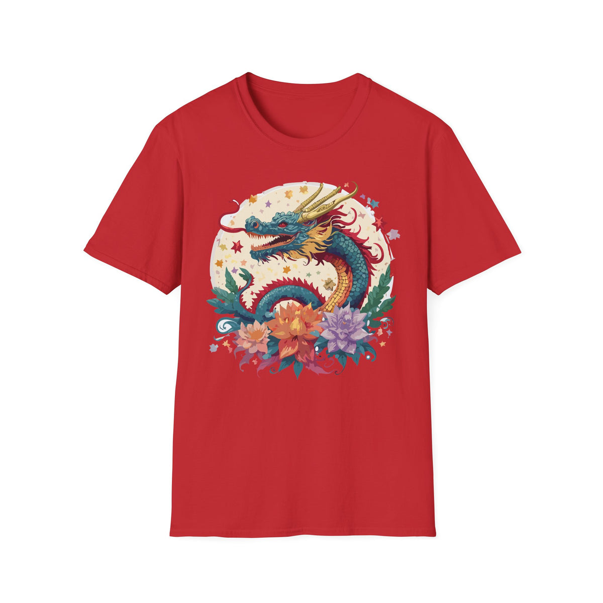 Dragon Graphic Tee Gildan Unisex 100 Cotton Tee Shirt with Animal a36