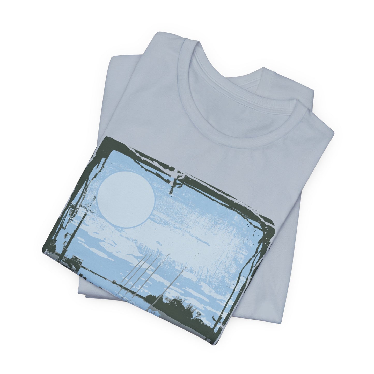 Yacht Club Retro Poster Graphic Design Tee, Yacht Club Shirt, Vintage Tees, Art Design T-Shirt, Graphic Tee, Retro Art Shirts