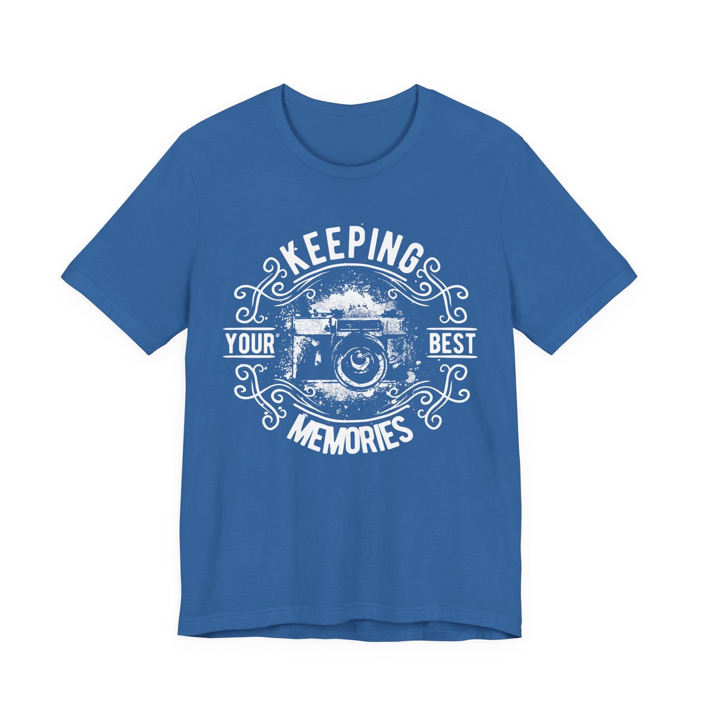 Keeping Your Best Memories T-Shirt Vintage Camera Graphic T-Shirt A-5