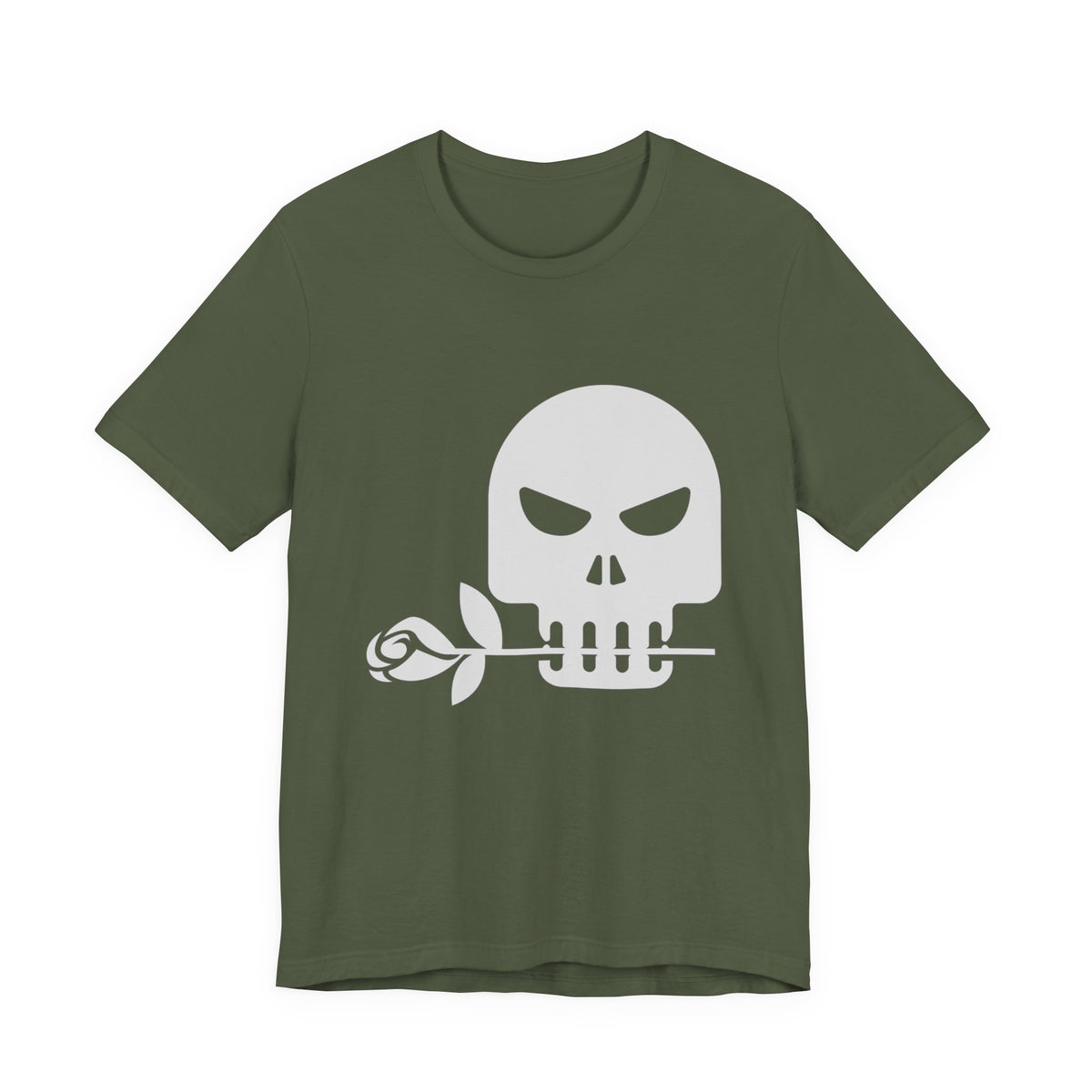 Camiseta unisex de algodón con calavera