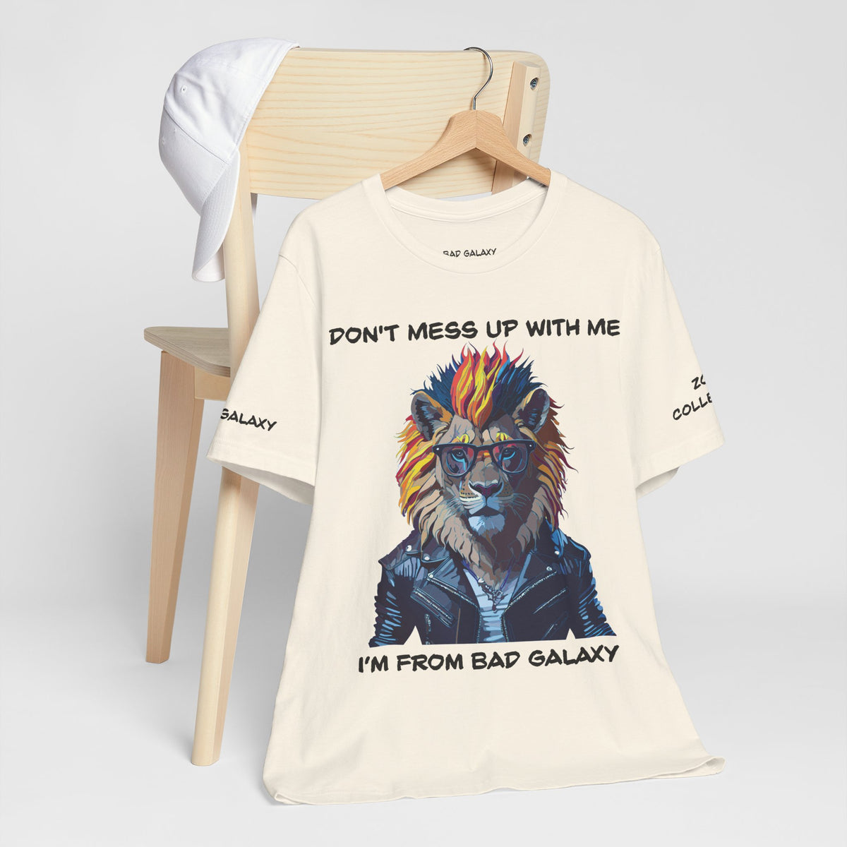 Animal Graphic Unisex Cotton Bella+Canvas Tee with Art Design b3