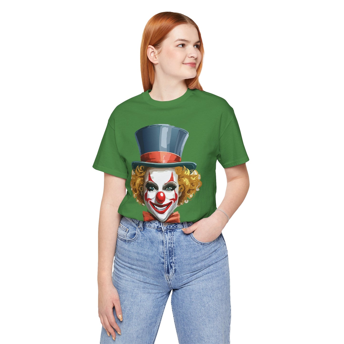 Clown Shirt, Funny Shirt, T-Shirt with Clown, Funny Art Design Tee, Circus Tees, Circus T-Shirt, Unisex Humor Wear 11
