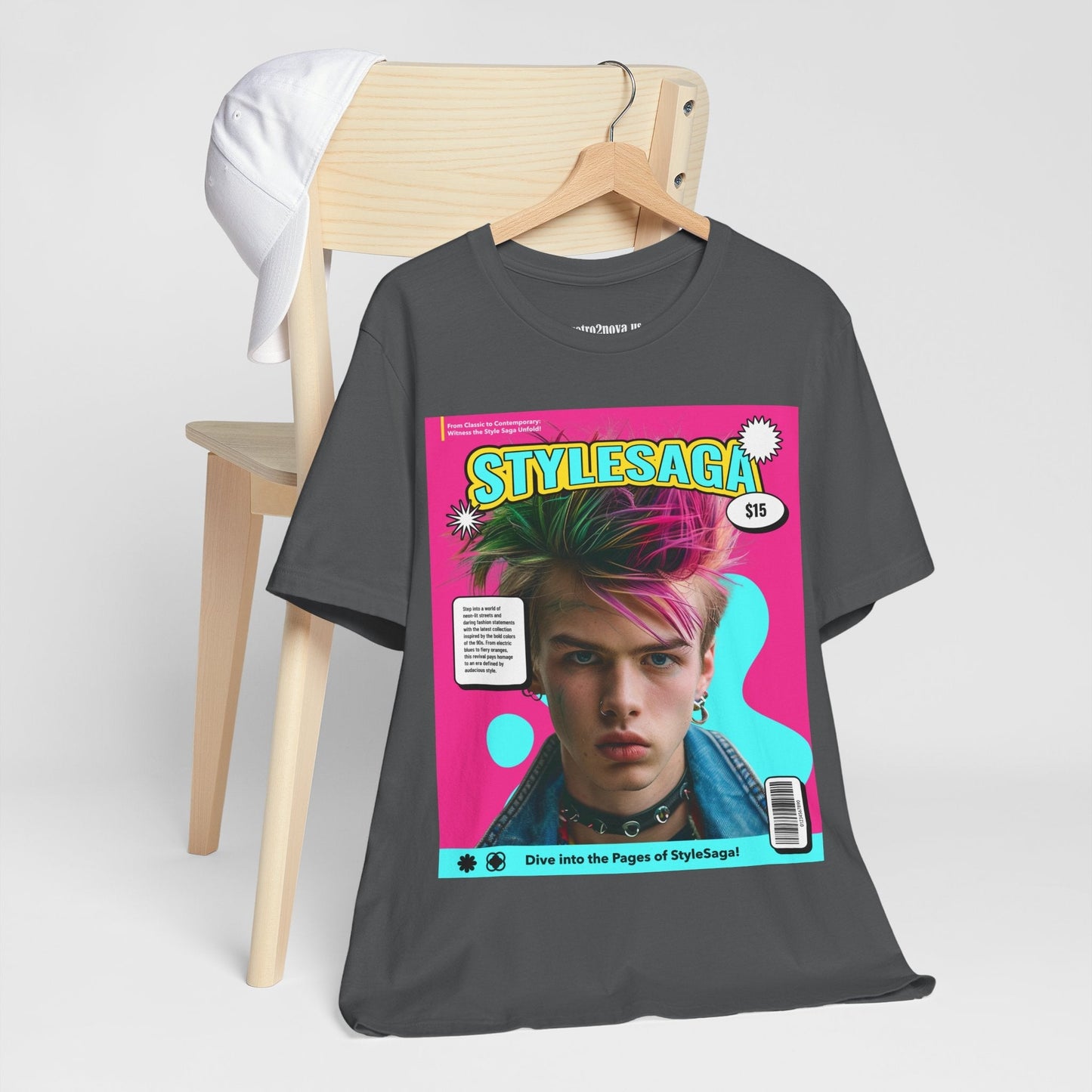 Magazine Cover Shirt Unisex Jersey Short Sleeve Tee Lightweight 4.2 Oz