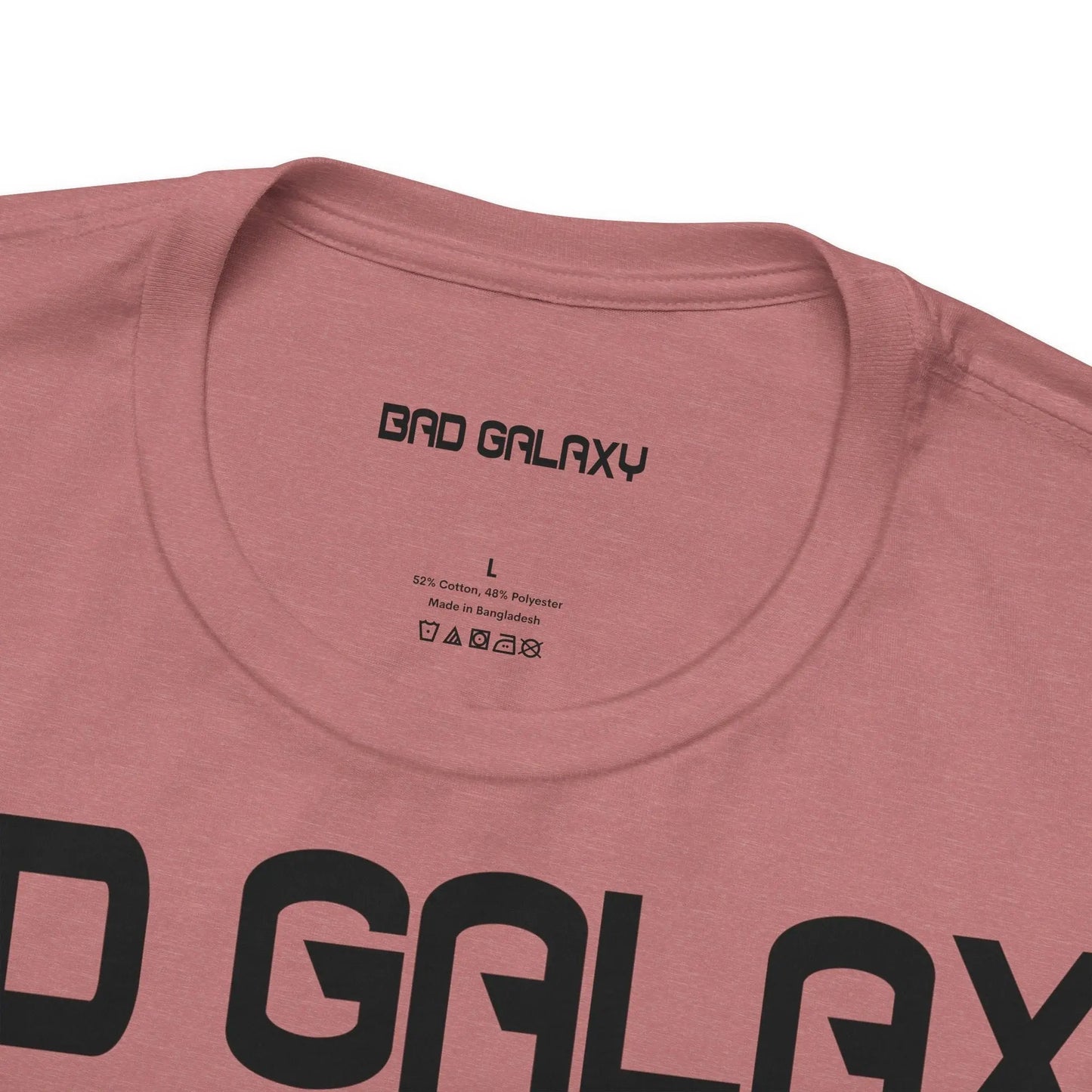 Bad Galaxy Tee Shirt With Alien 100 Percent Cotton Made In USA Eco Friendly Inks