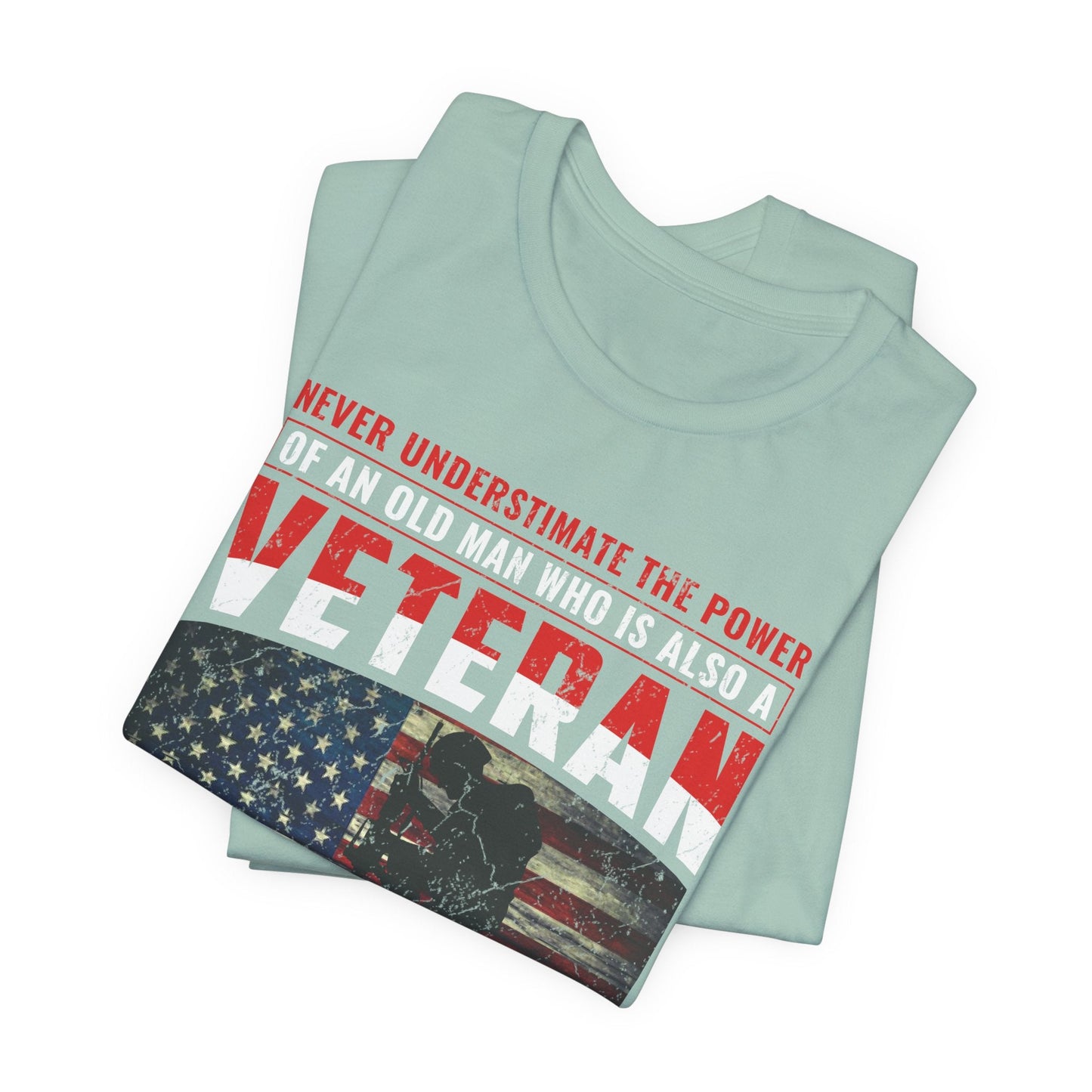 Army Veteran Patriotic Graphic Design Unisex Cotton T-Shirt v32