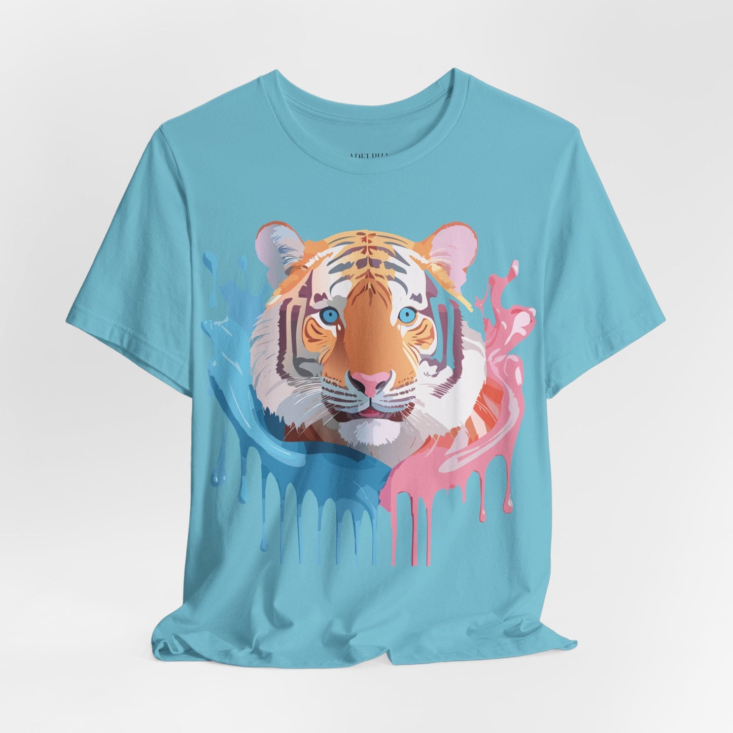 Tiger Graphic T Shirt Unisex Short Sleeve Tee By Adelpha Artwork Vintage Inspired