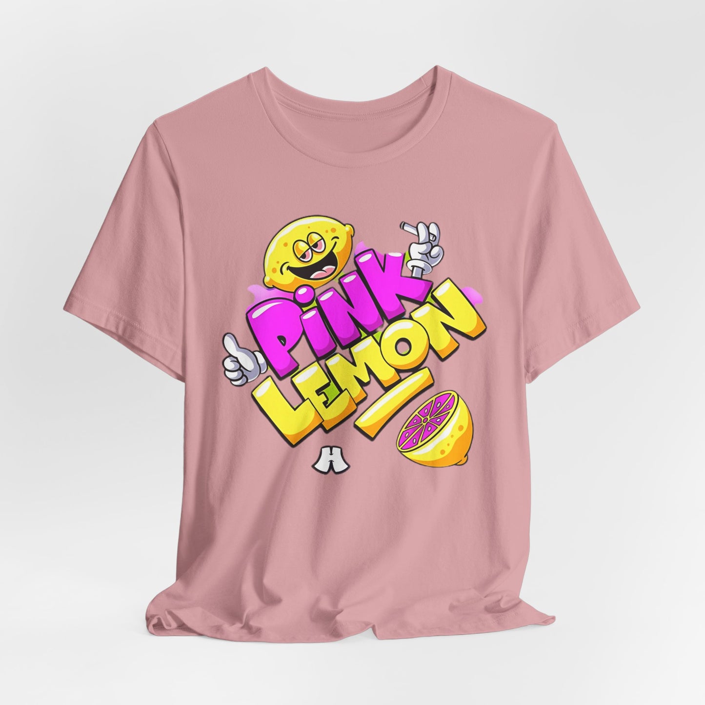 Lemon Graphic Tee, Graphic T-Shirt, Funny Lemon Shirt, Cute Cartoon Tees, Art T-Shirt, Art Design Tees
