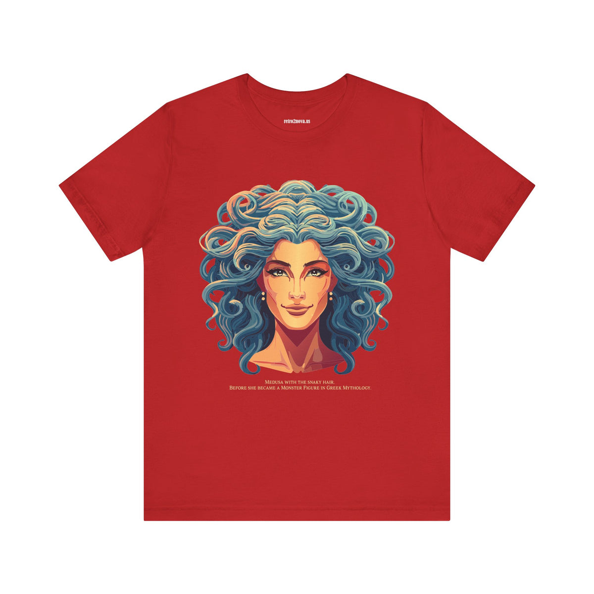 Goddess Graphic Unisex Cotton Bella+Canvas Tee with Medusa