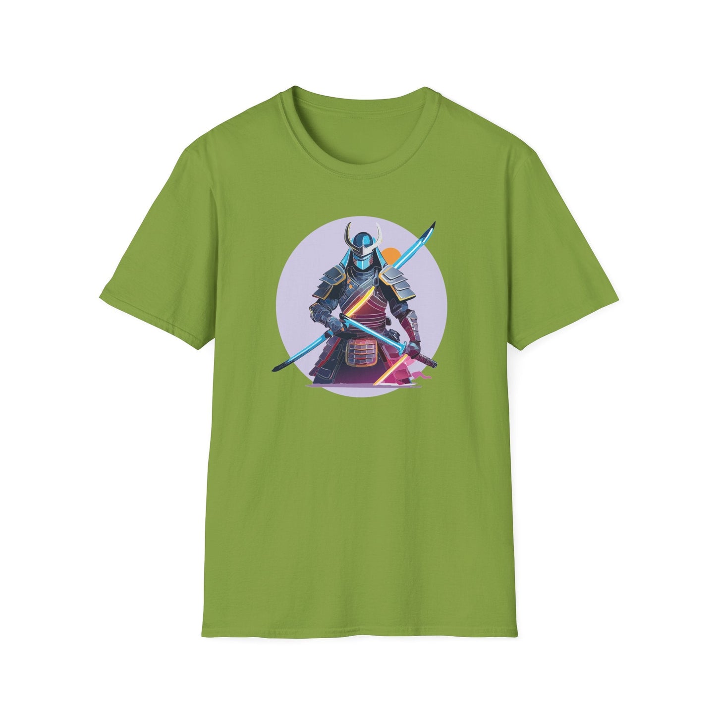 Samurai Shirt Unisex Gildan Softstyle Tee 100 Percent Cotton Lightweight Comfort
