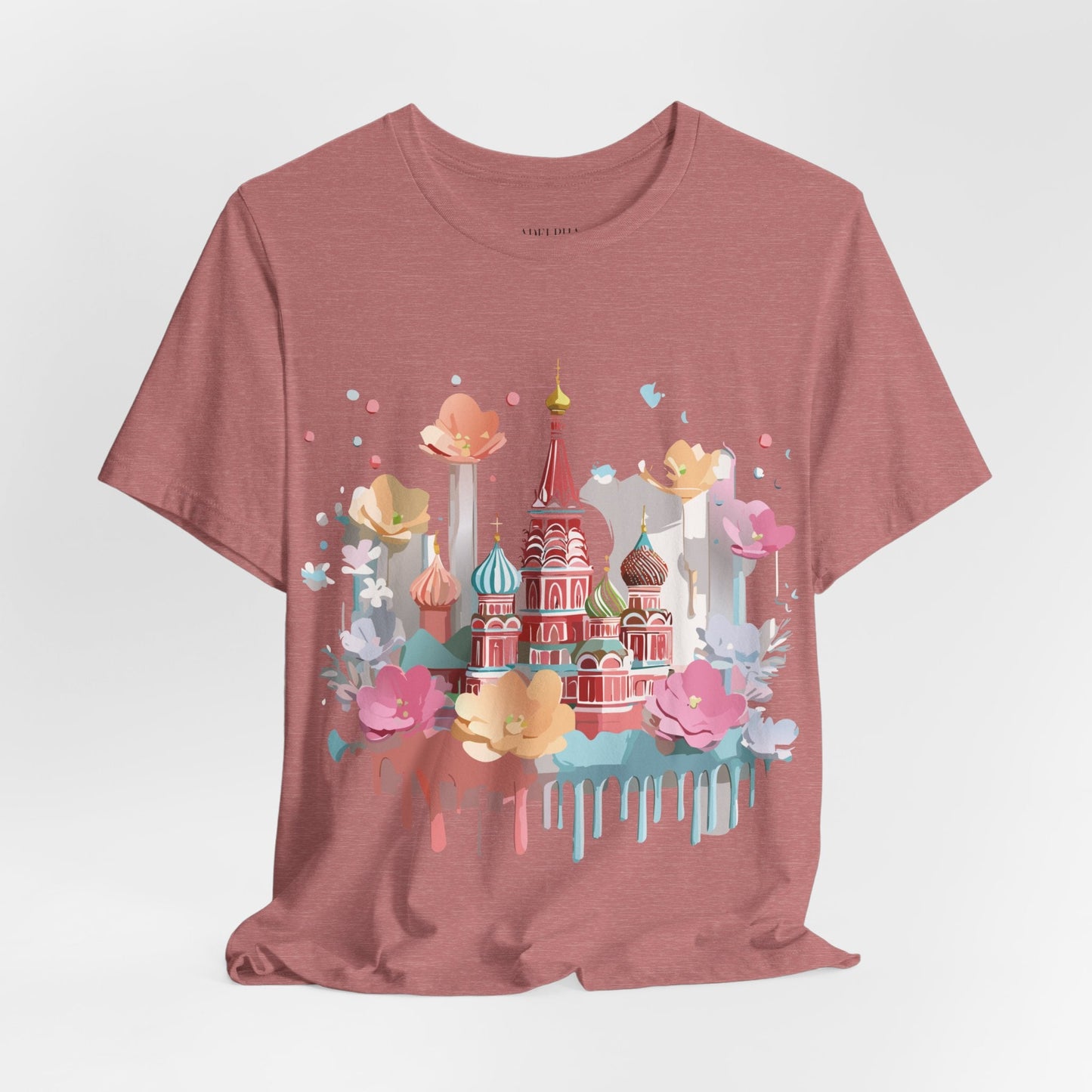 Unisex Graphic Tee From Adelpha Moscow Themed Tourist Shirt Vintage Inspired Art