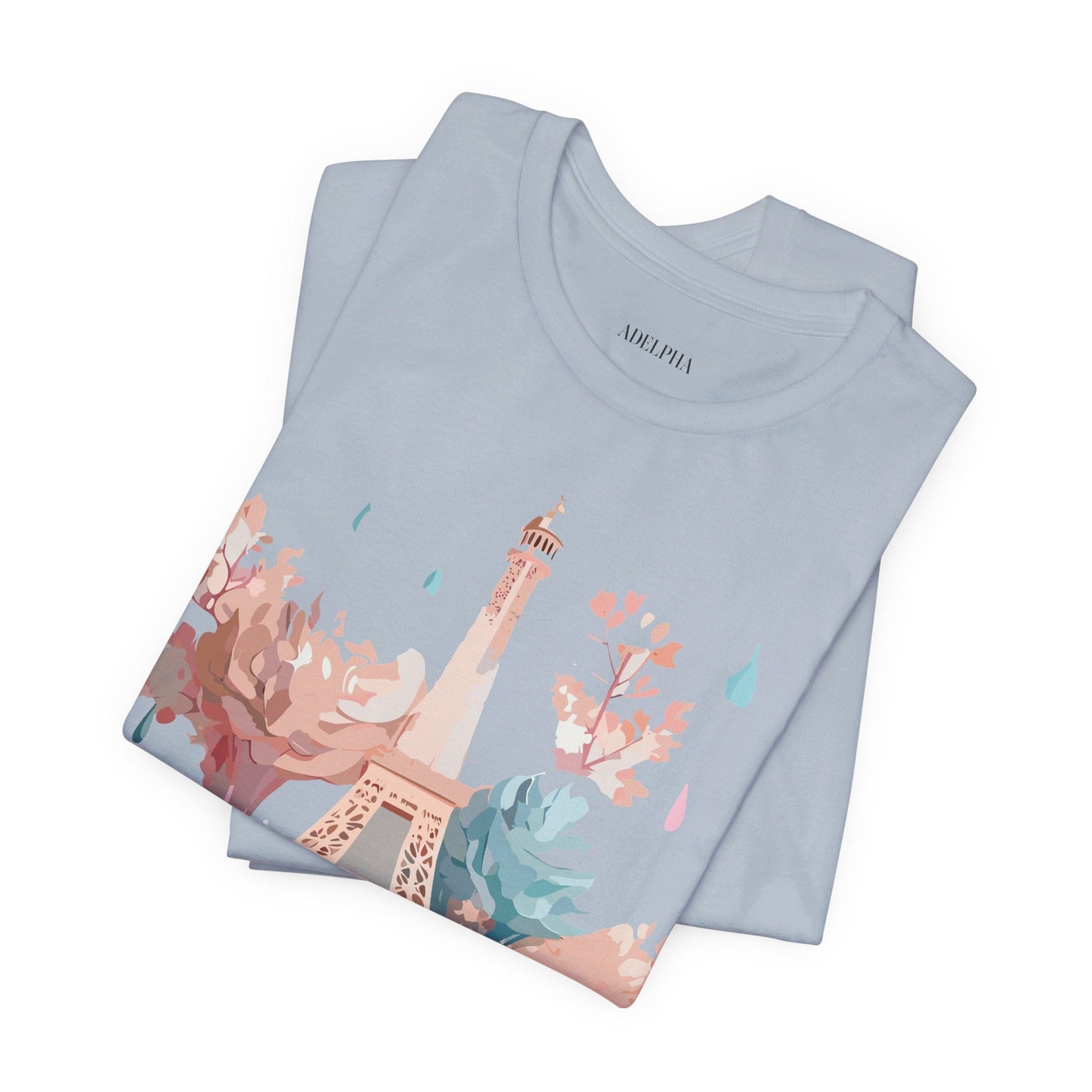 Paris Tourist Shirt Graphic Tee Unisex Vintage Inspired Art Adelpha Premium Quality