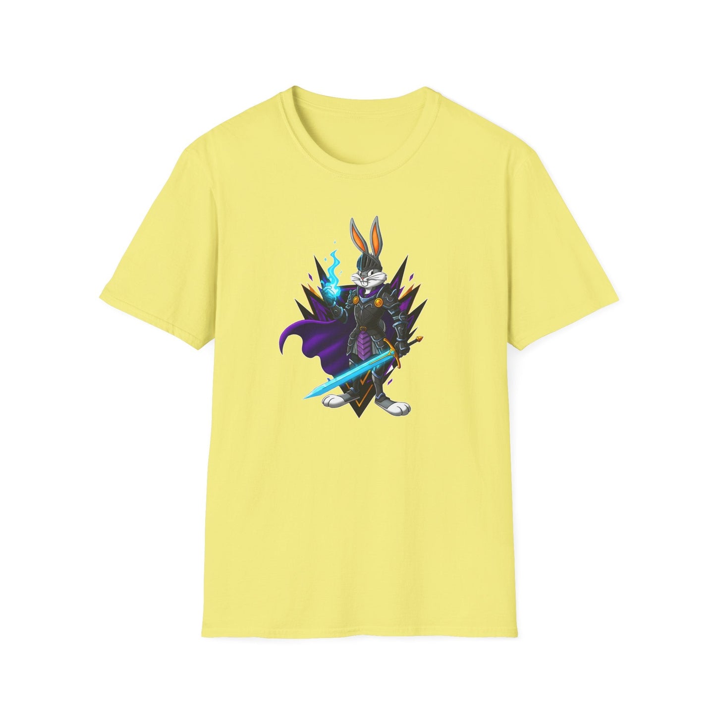 Bugs Bunny Shirt Unisex Gildan Softstyle Tee 100 Percent Cotton Cartoon Graphic Design