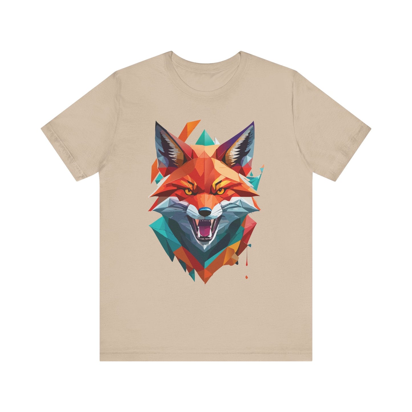 Unisex Animal Print Tee Shirt With Wild Animals Art Design For Men Women Soft Cotton