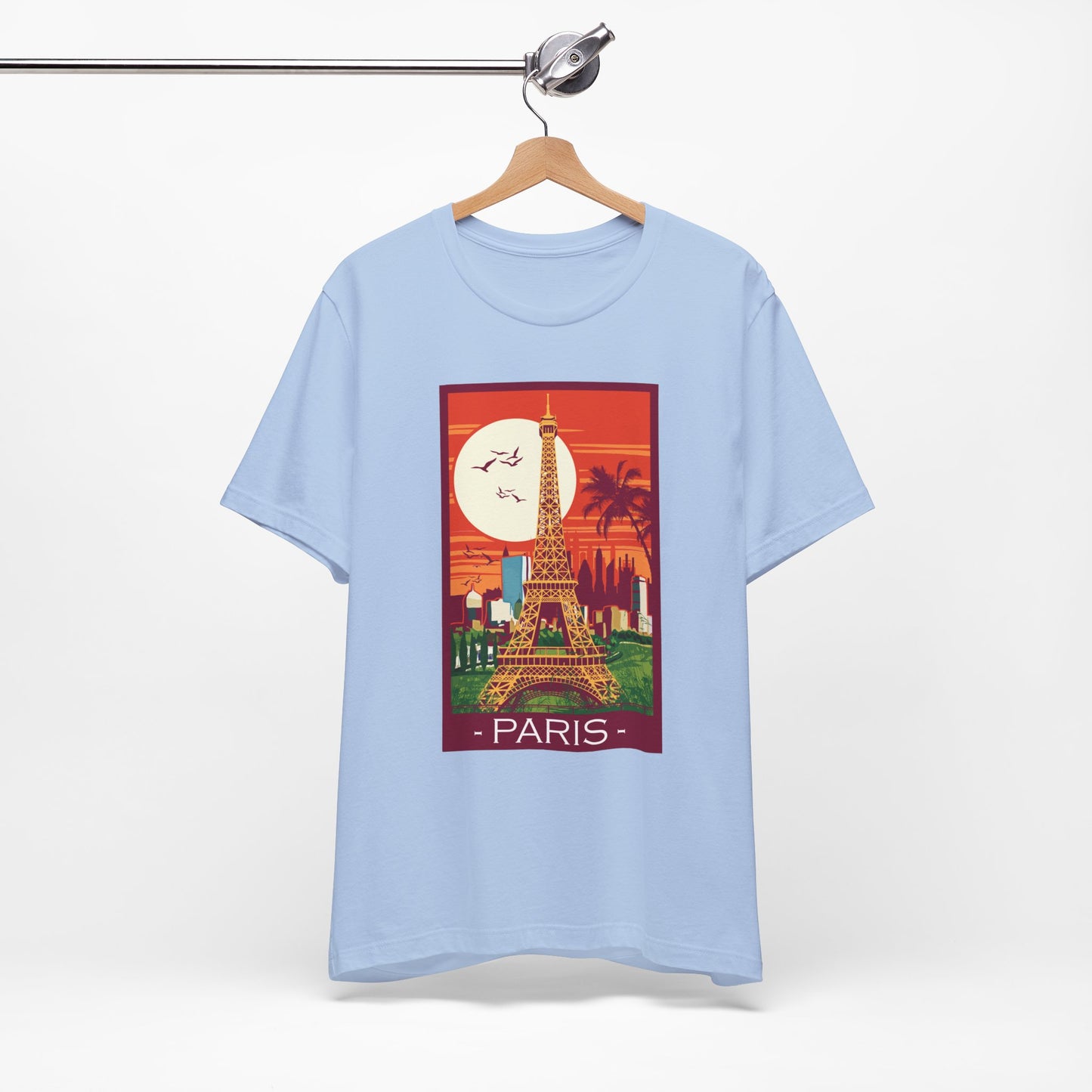 Retro Poster Paris Graphic Design Tee, Paris Shirt, Vintage Tees, Art Design T-Shirt, Graphic Tee, Retro Art Shirts