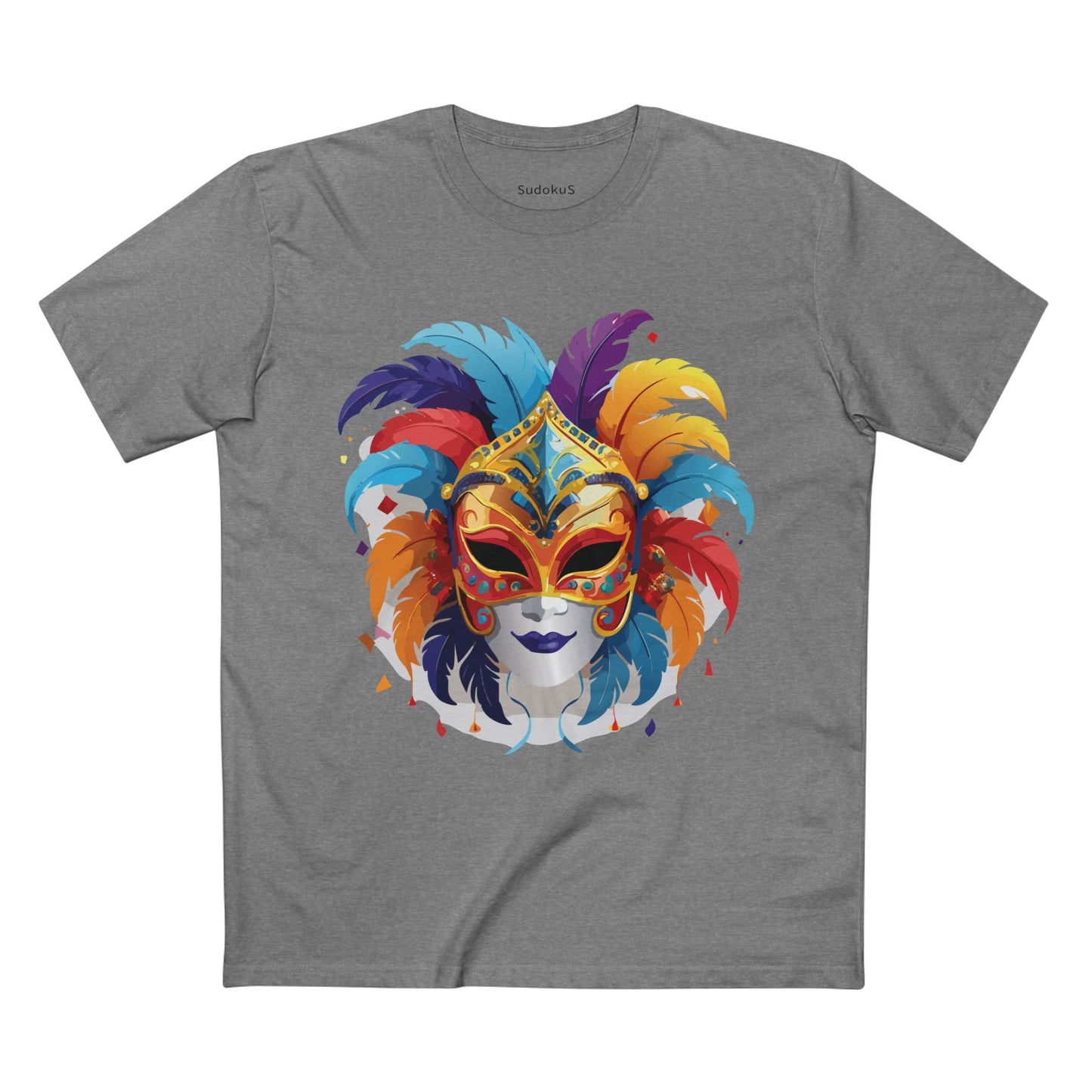 Mask Graphic Unisex 100 Cotton Staple Tee 11
