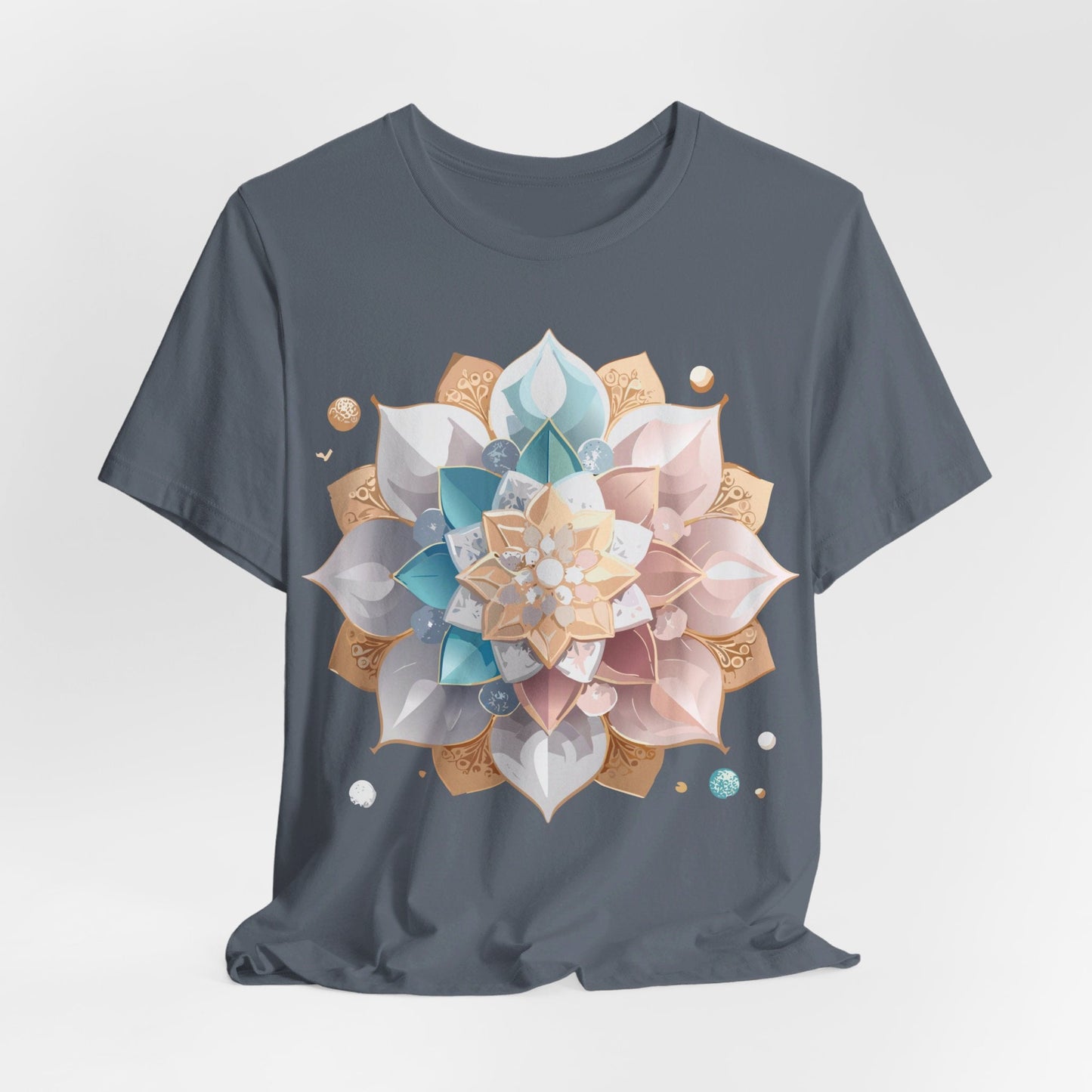 Mandala Graphic Tee Unisex Vintage Inspired Art Design Shirt By Adelpha Premium Artwear
