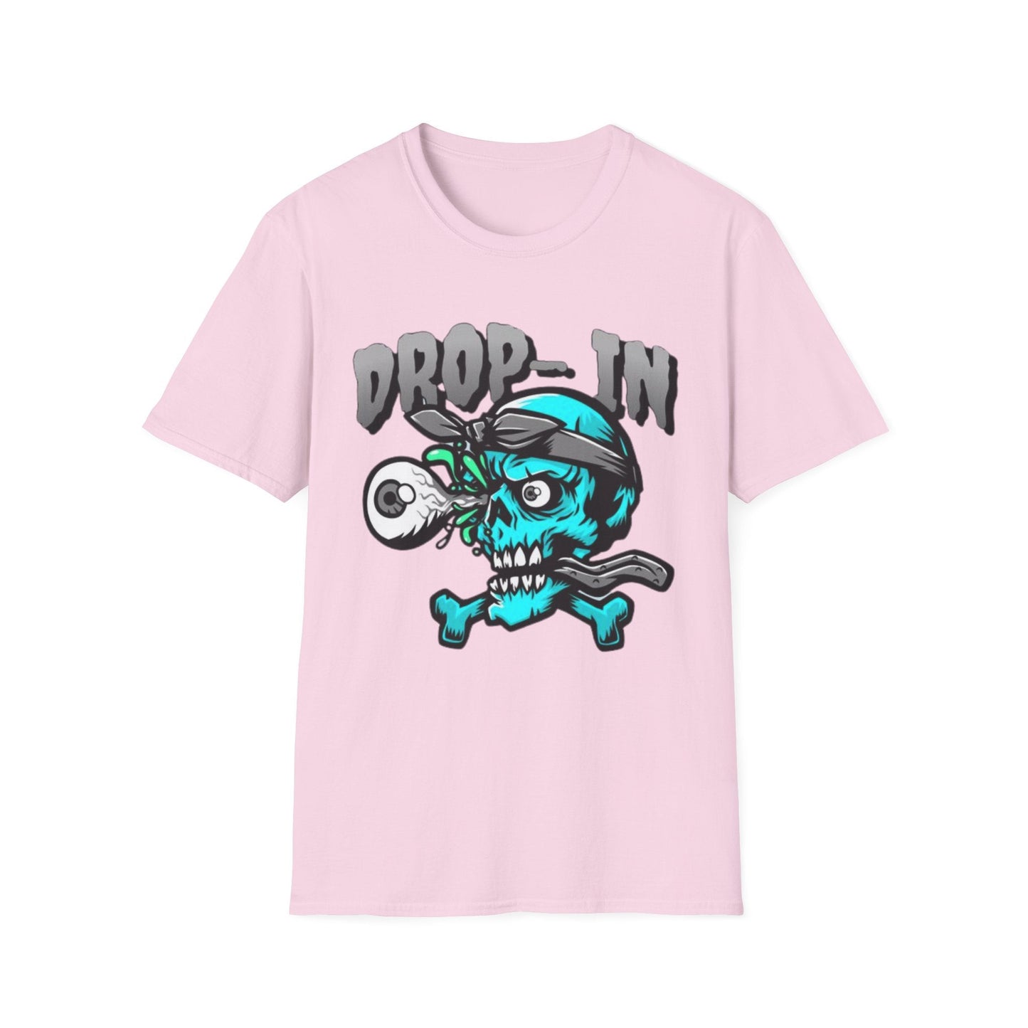 Unisex Skull T Shirt Skeleton Shirt With Skull Artwork Gildan Softstyle 64000 Cotton Tee