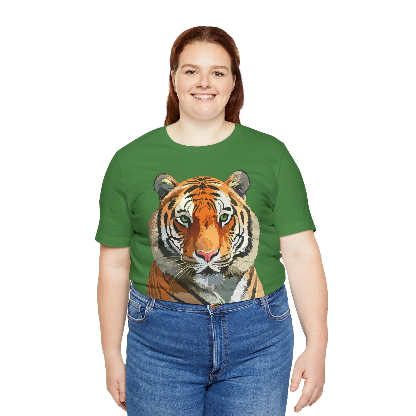 Unisex Animal Graphic Tee Shirt With Wildlife Art Design For Everyday Comfort Gildan 64000