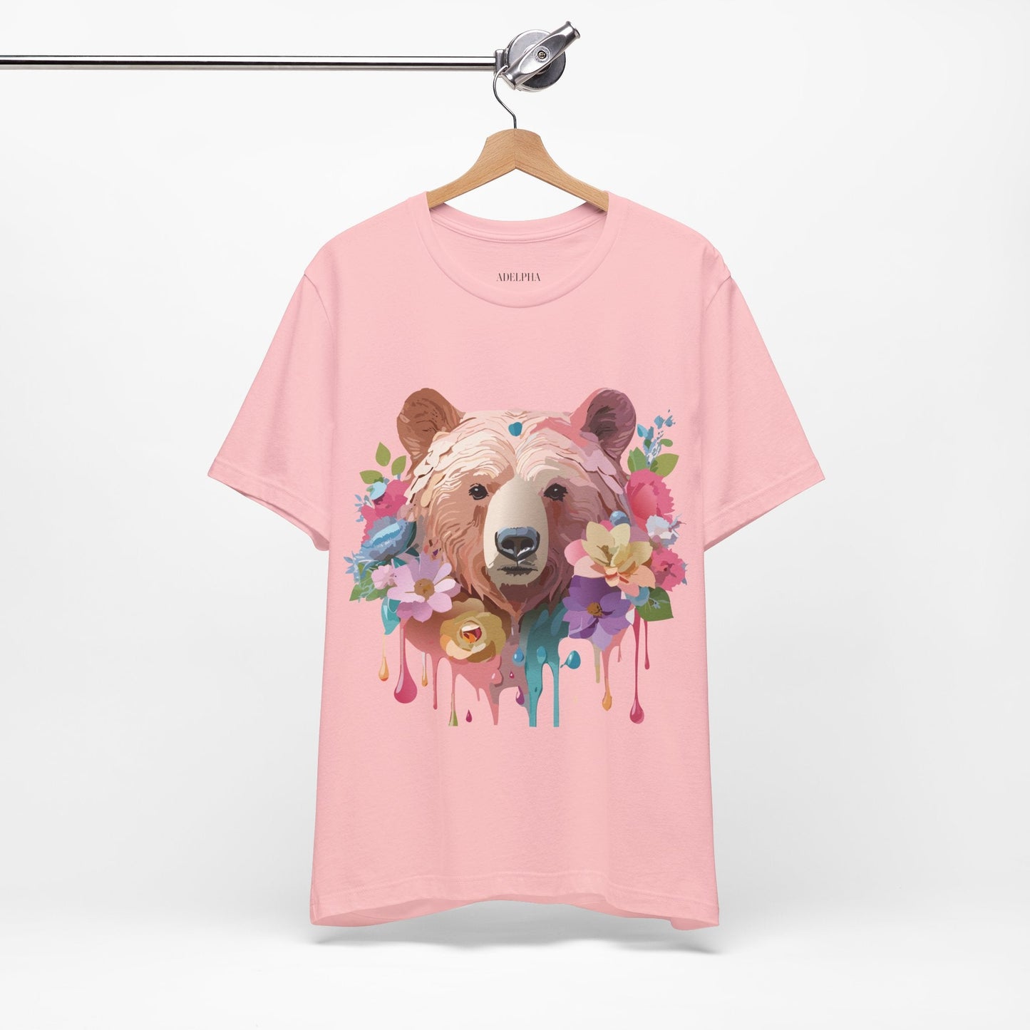 Bear Shirt Graphic Tee Unisex Jersey Short Sleeve Vintage Inspired Adelpha