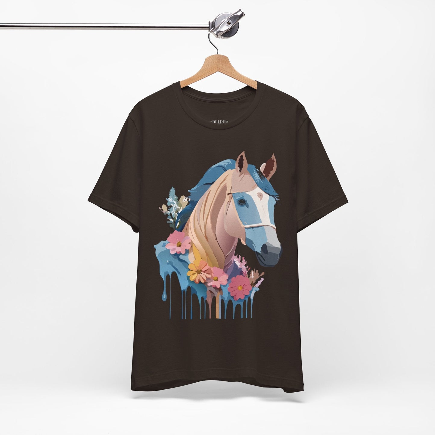 Horse Graphic Unisex 100 Cotton Vintage Animal Art T-Shirt 12